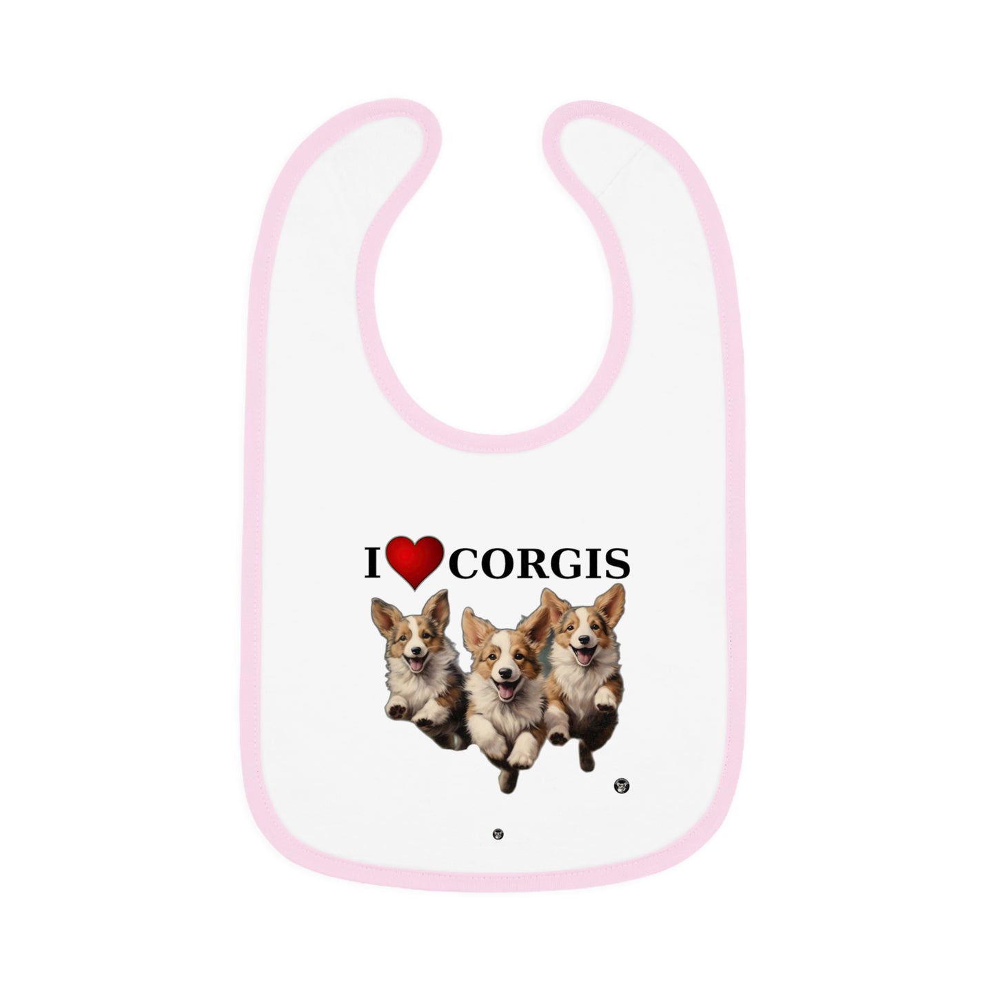 I Heart Corgis - Baby Bib