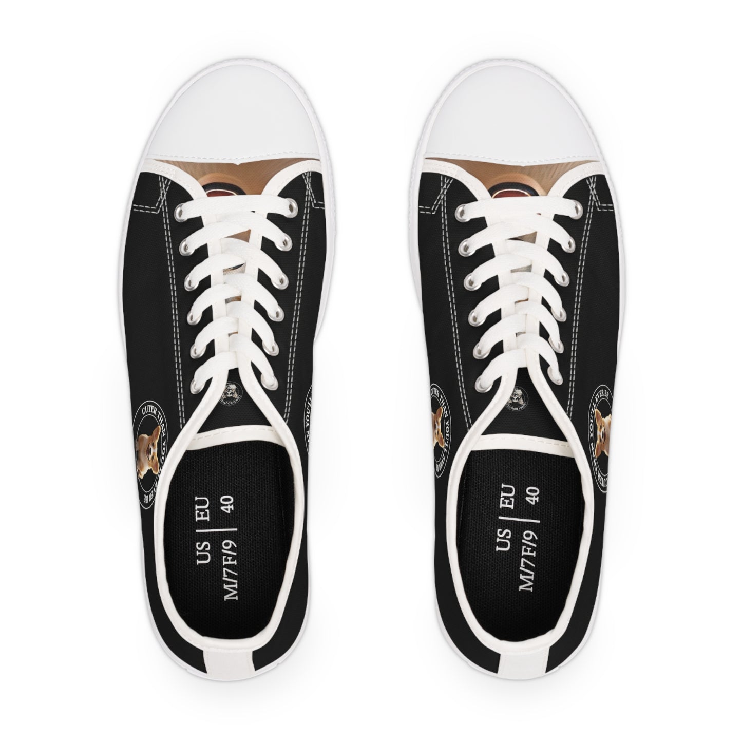 Cuter Than You - Women's Low Top Sneakers