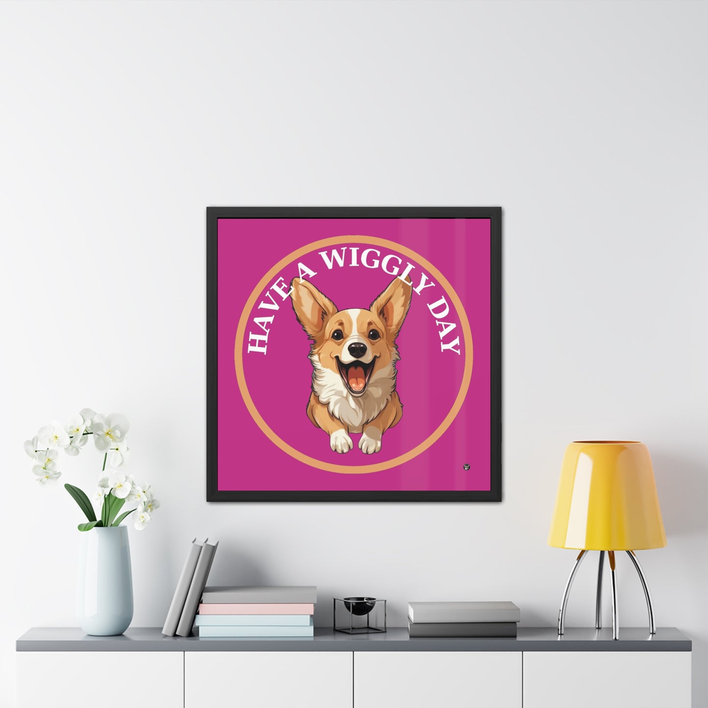 Have a Wiggly Day - Framed Print