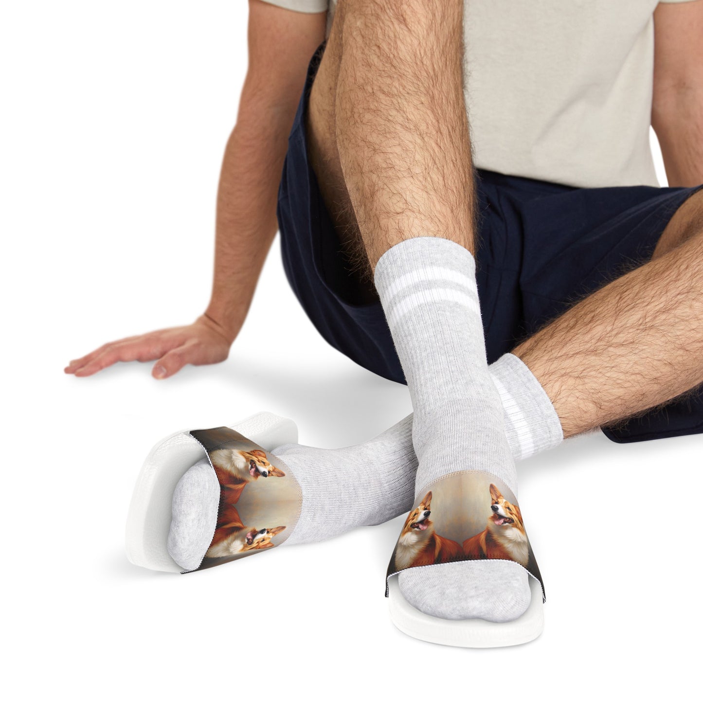 Pembroke Portrait - Men's Slide Sandals