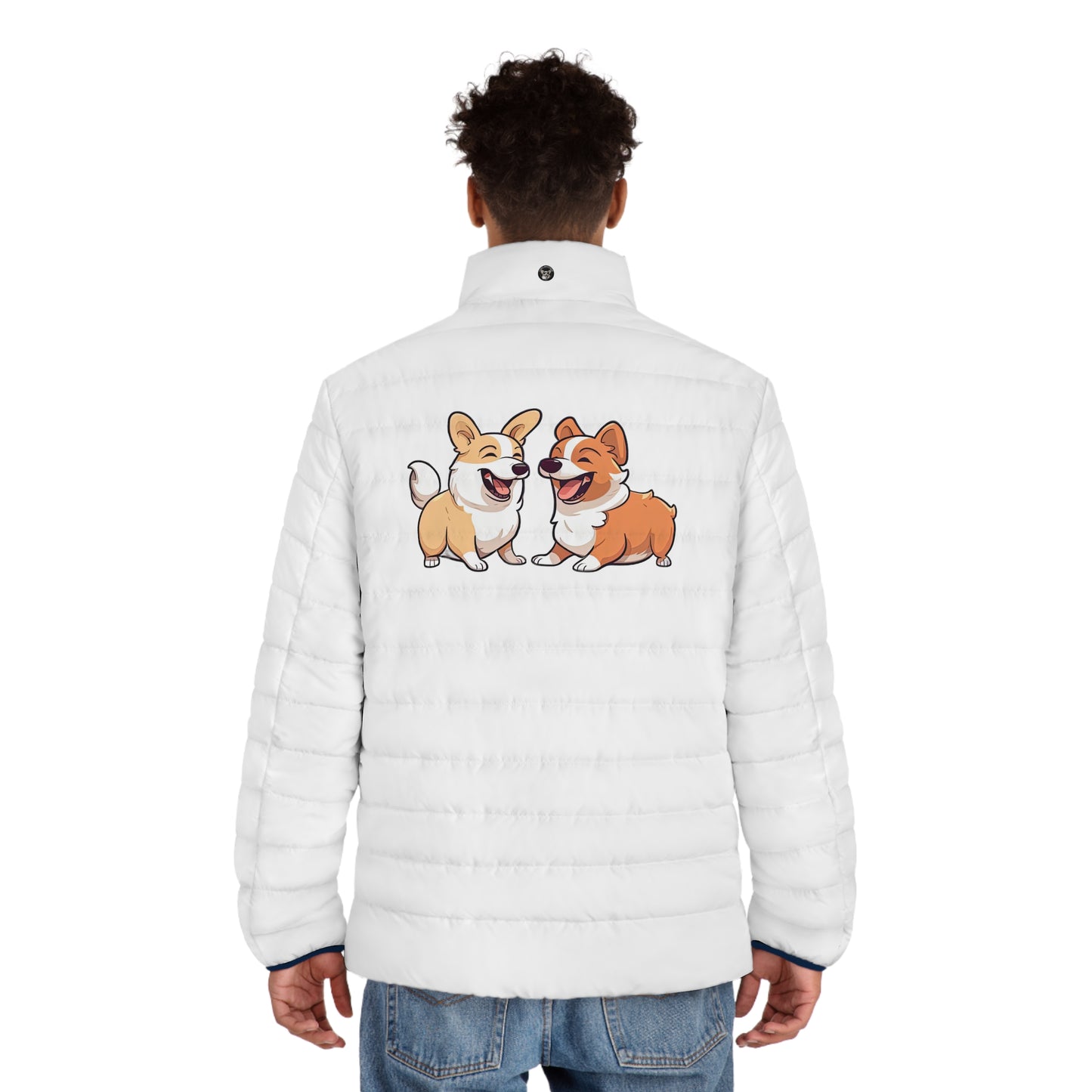 Corgi Couple - Puffer Jacket