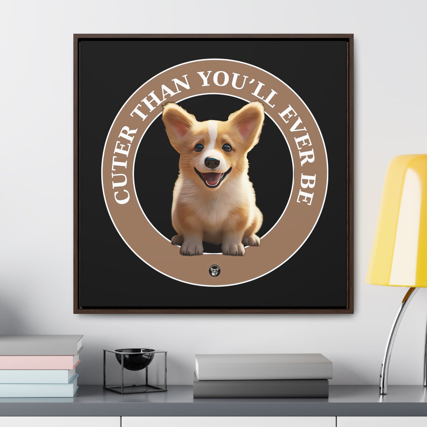 Cuter Than You - Framed on Canvas
