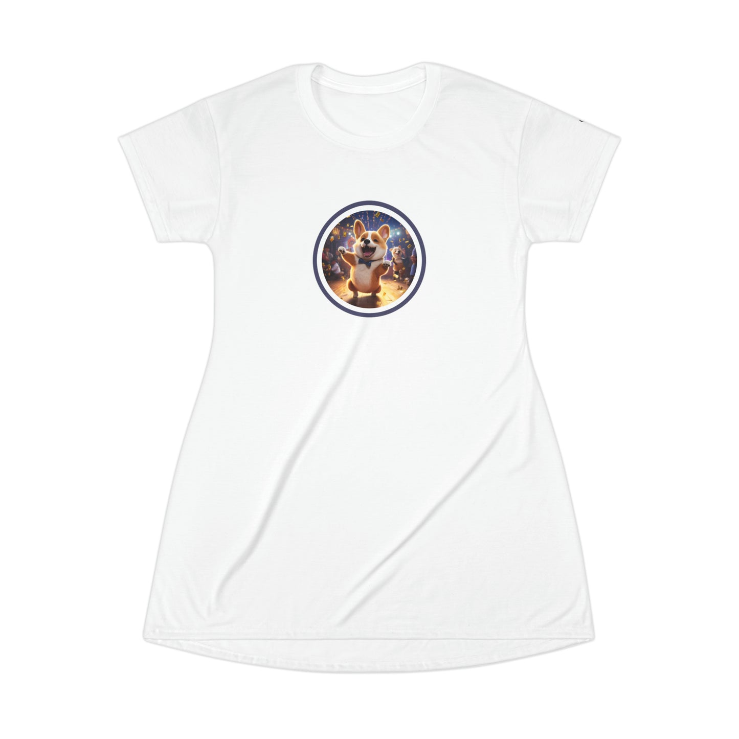 Boogaloo Corgi - T-Shirt Dress