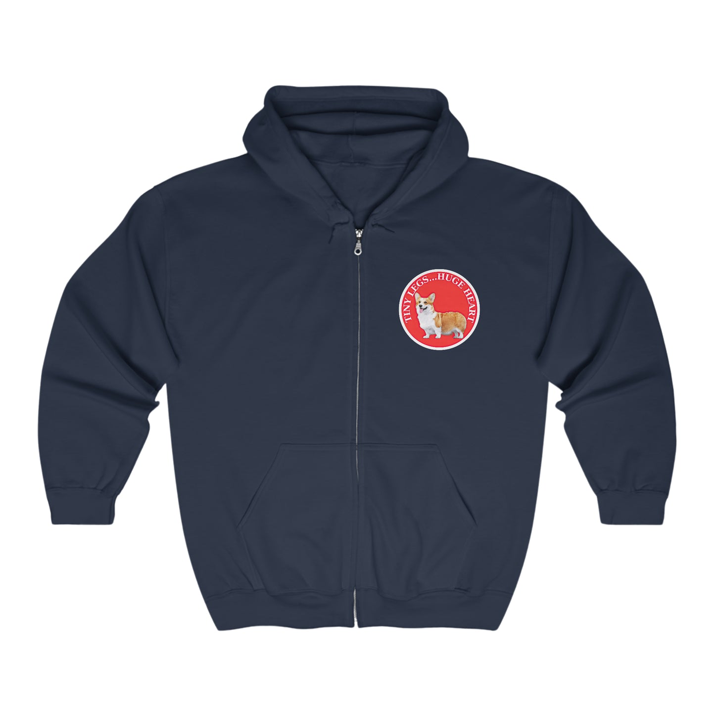 Tiny Legs...Huge Heart - Zip Hoodie