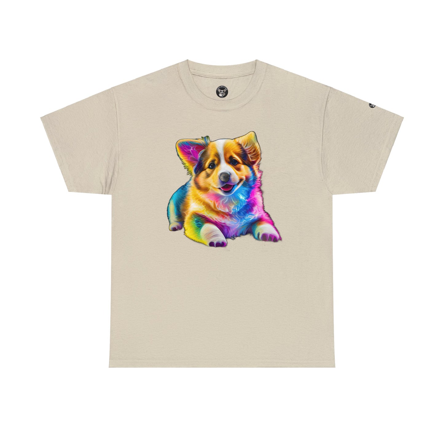 Colorful Corgi - Unisex Heavy Cotton Tee