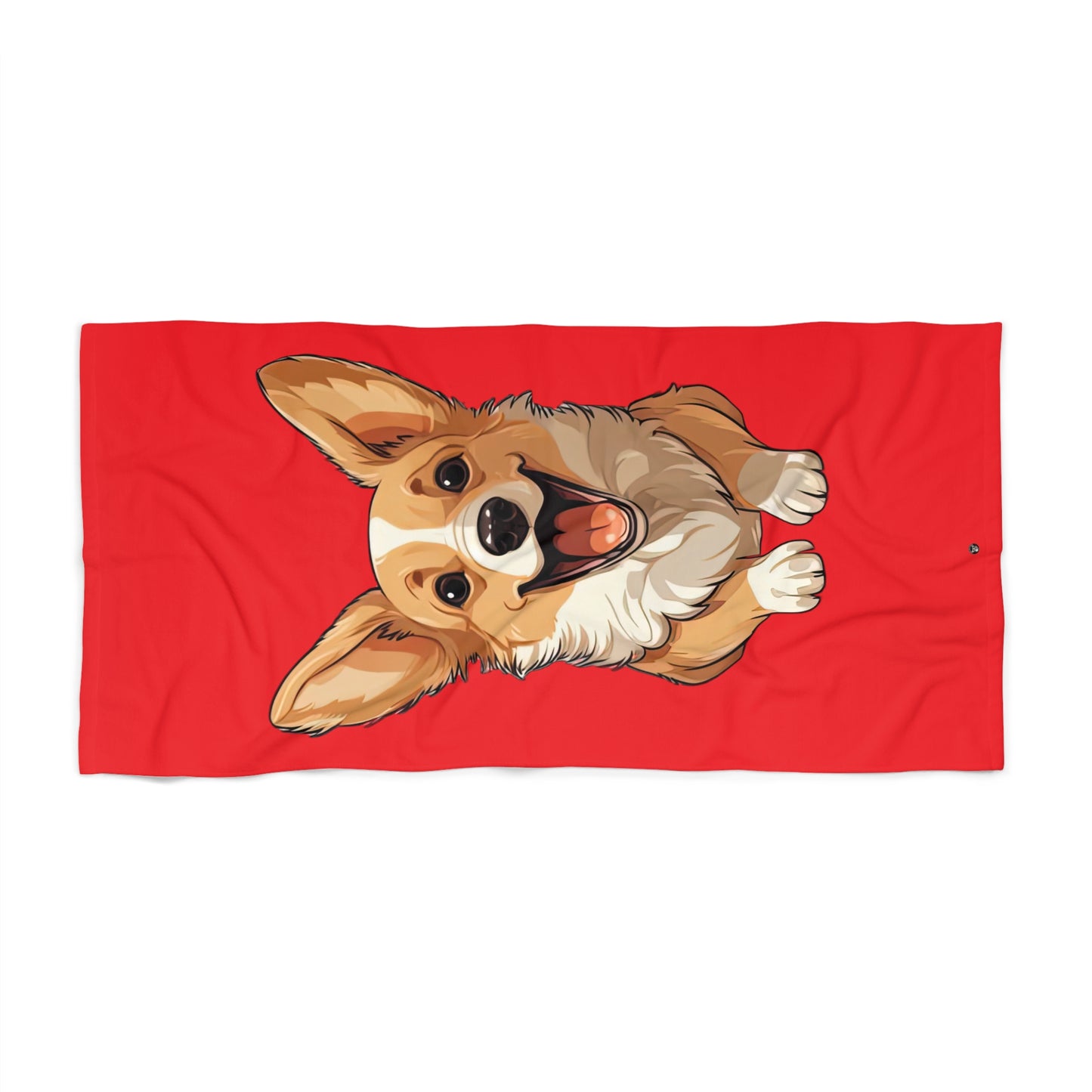 Corgi Cuteness - Beach Towel