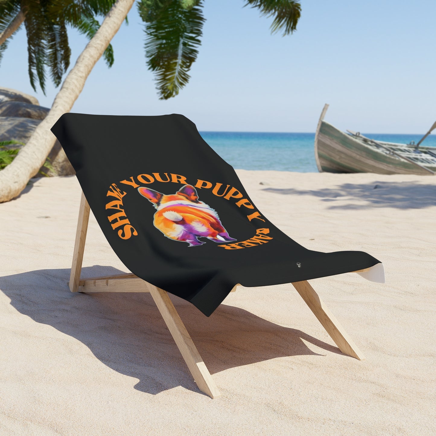Shake Your Puppy Maker - Beach Towel