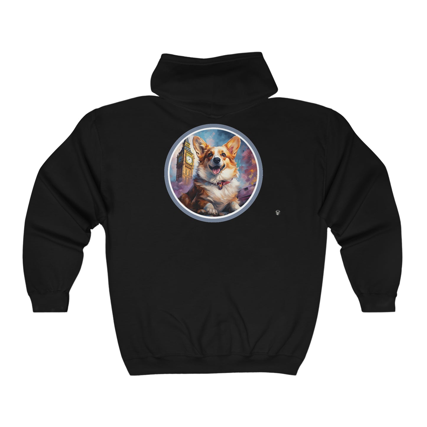Corgi and Ben - Zip Hoodie