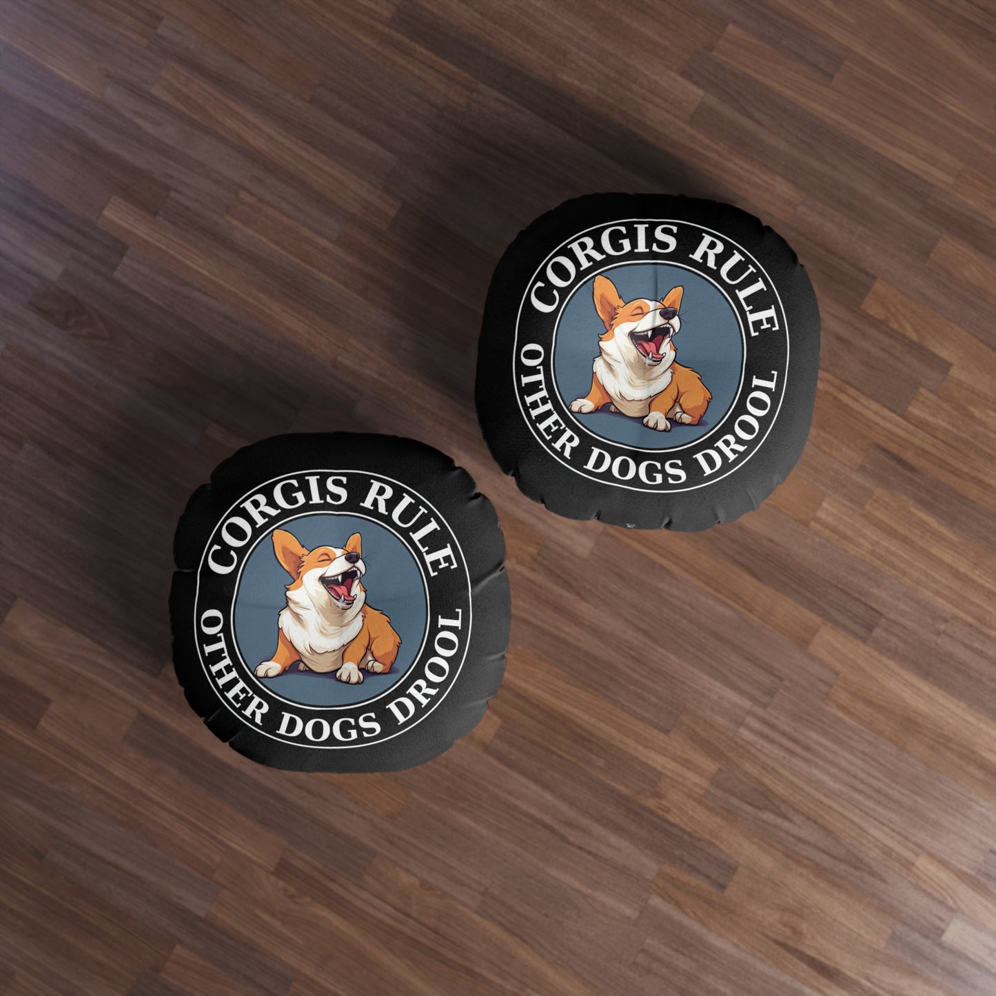 Corgis Rule...Other Dogs Drool - Floor Pillow