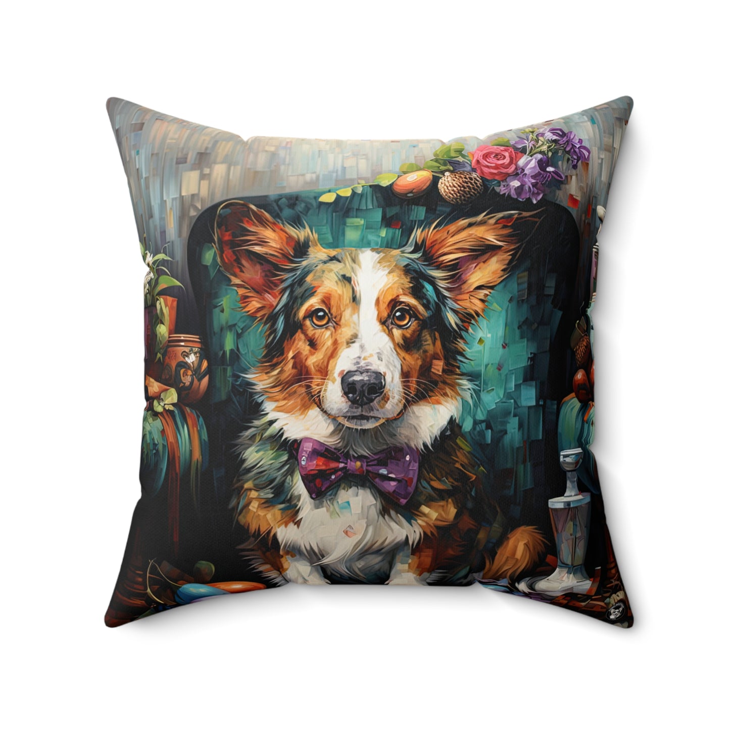 Formal Corgi - Throw Pillow