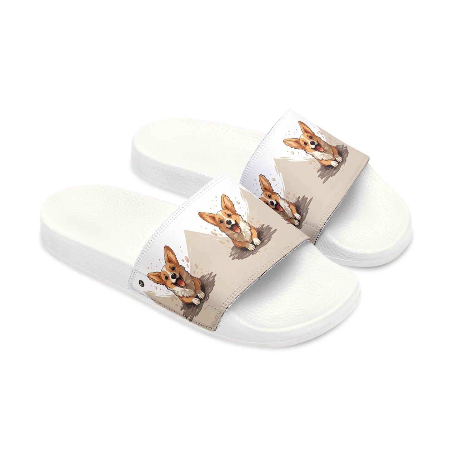 Corgi Cuteness - Men's Slide Sandals