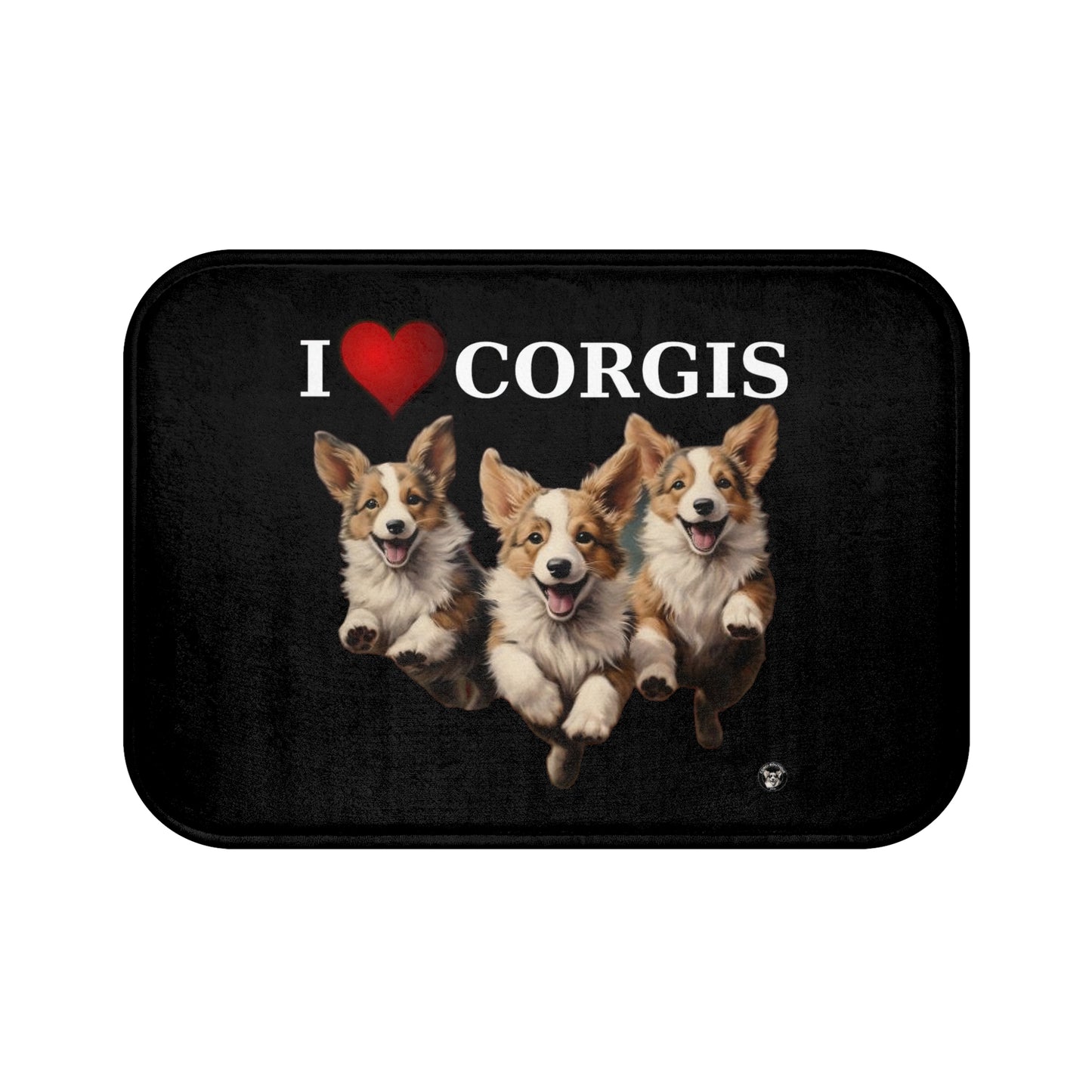I Heart Corgis - Bath Mat