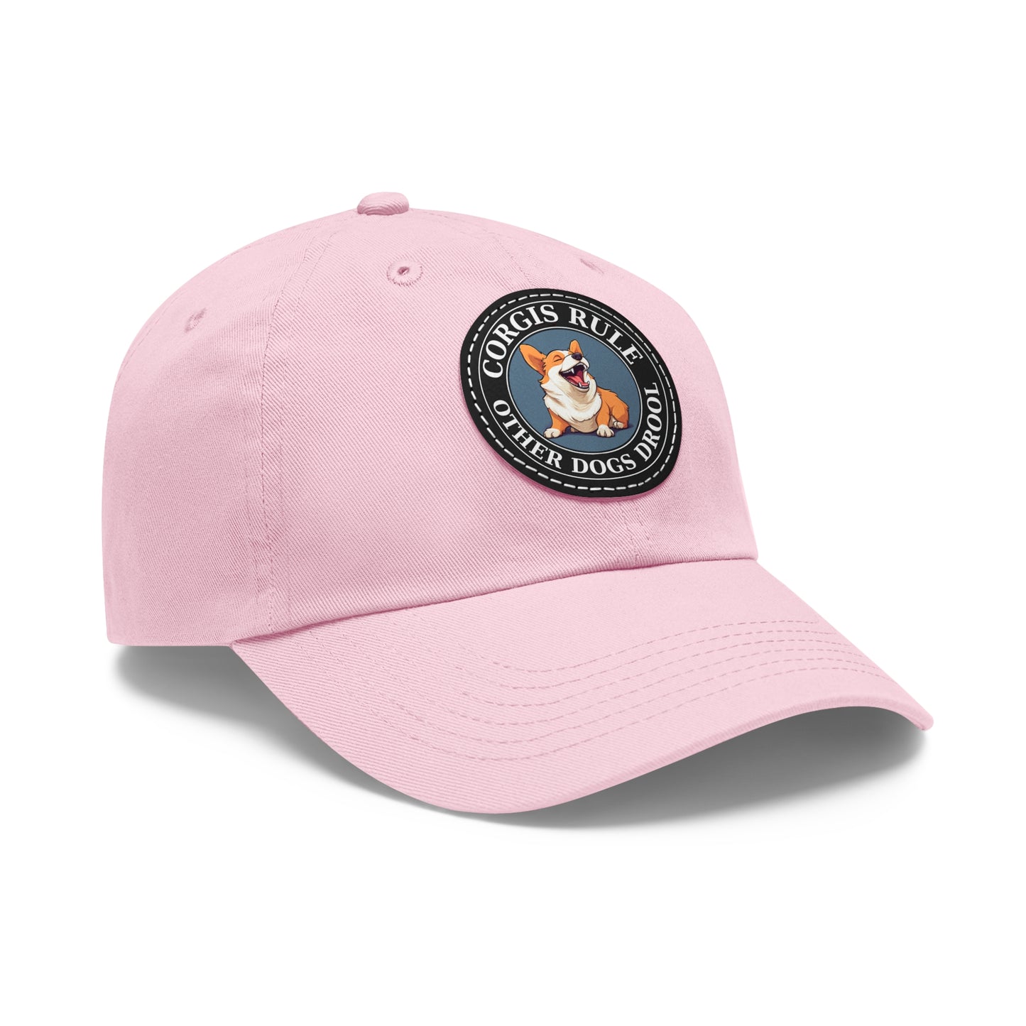 Corgis Rule...Other Dogs Drool - Cap with Leather Patch