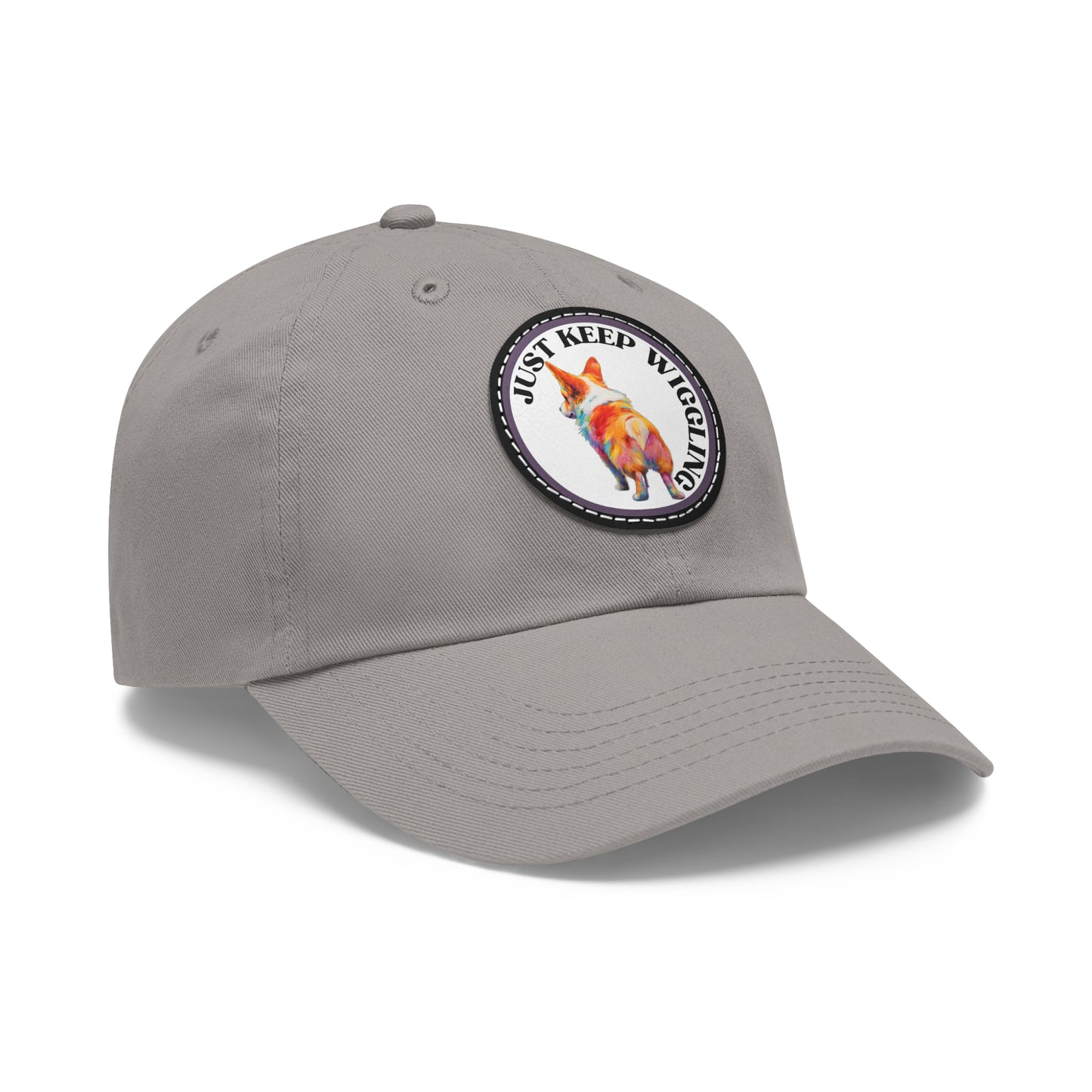 Just Keep Wiggling - Cap with Leather Patch
