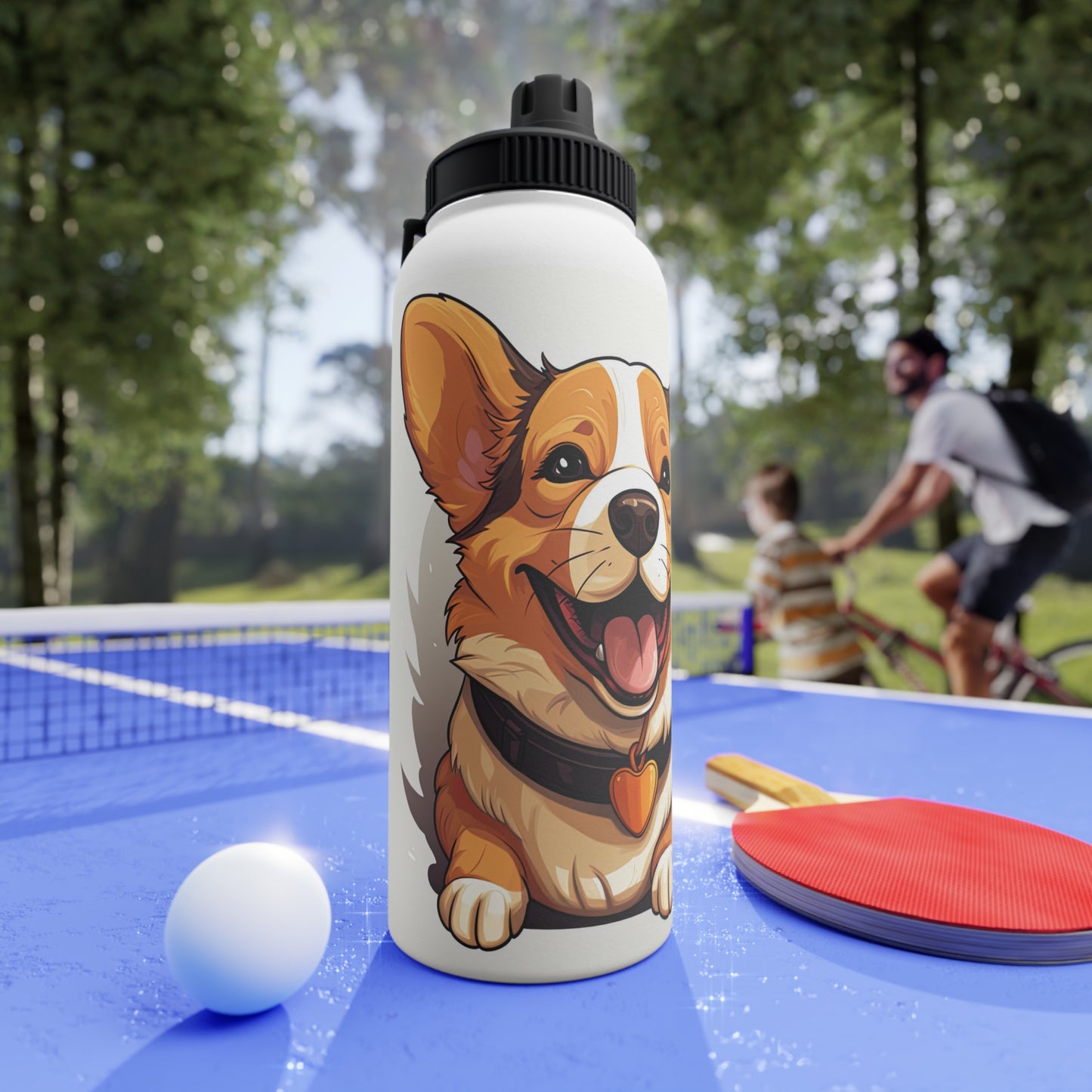 Puppy Love - Water Bottle with Sport Lid
