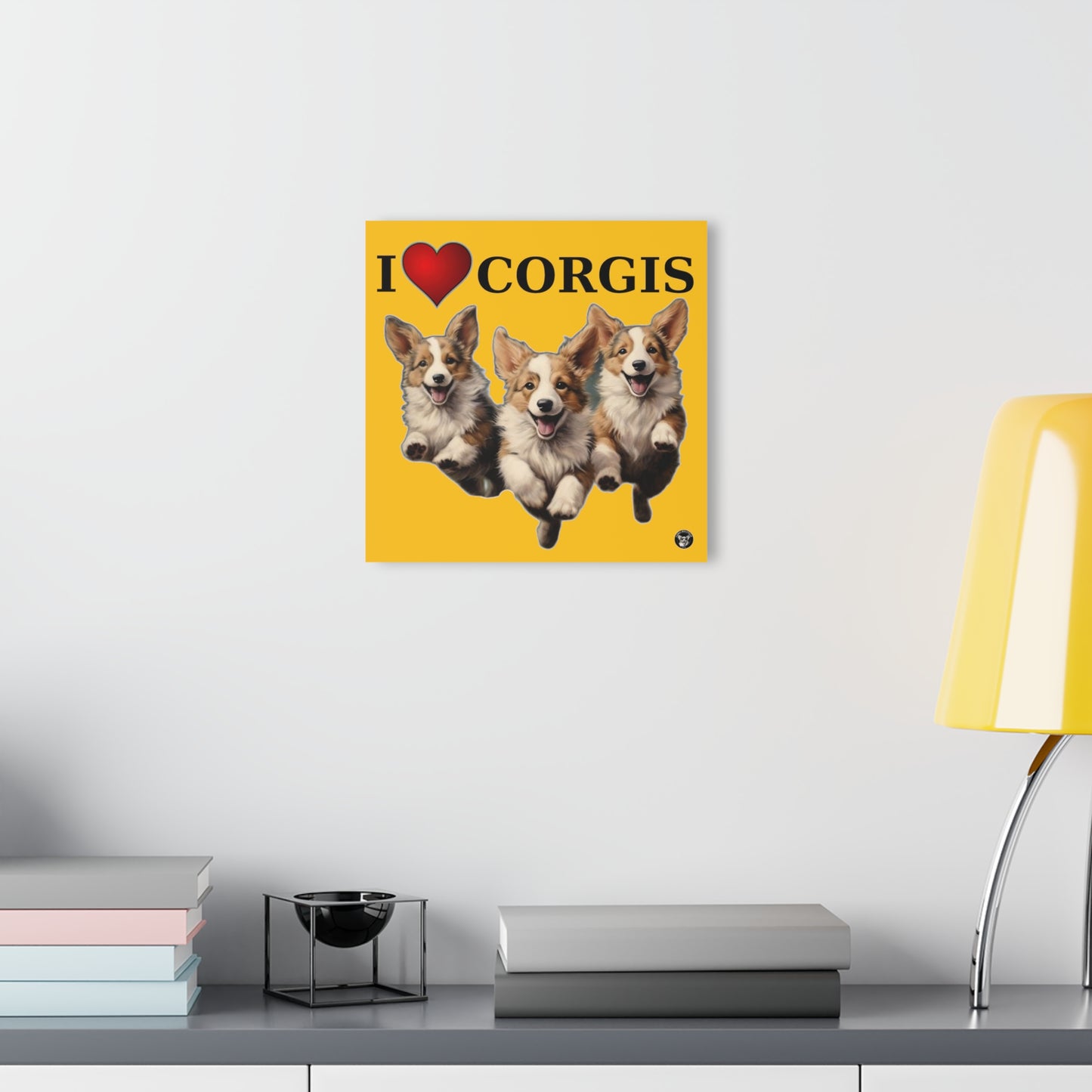 I Heart Corgis - Print on Acrylic