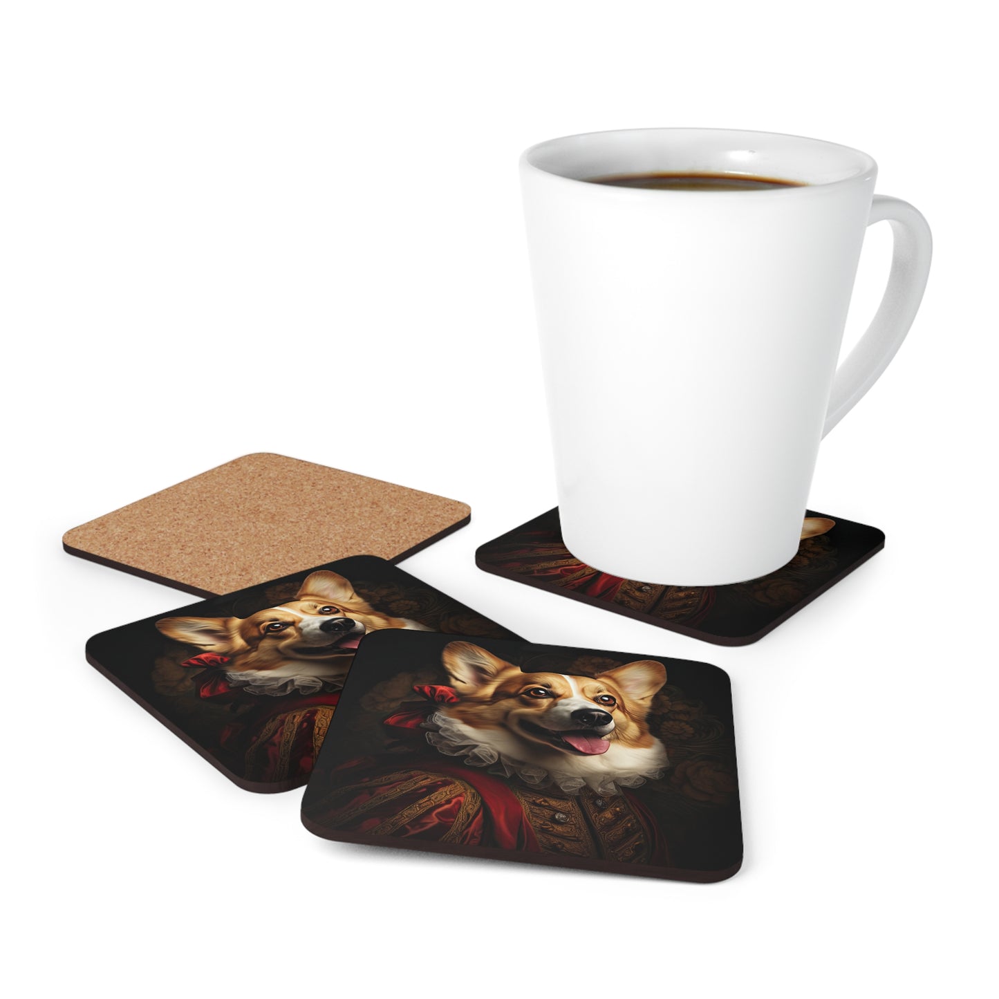 Renaissance Corgi - Coasters