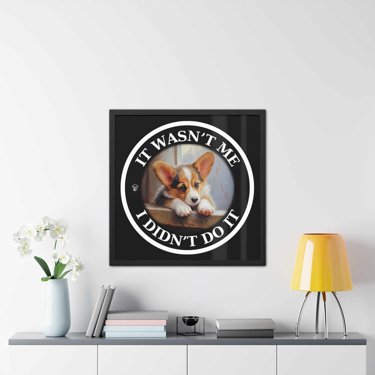 It Wasn't Me...I Didn't Do It - Framed Print