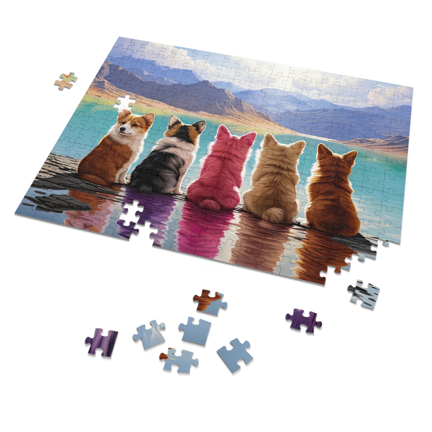 Corgi Lake - Jigsaw Puzzle