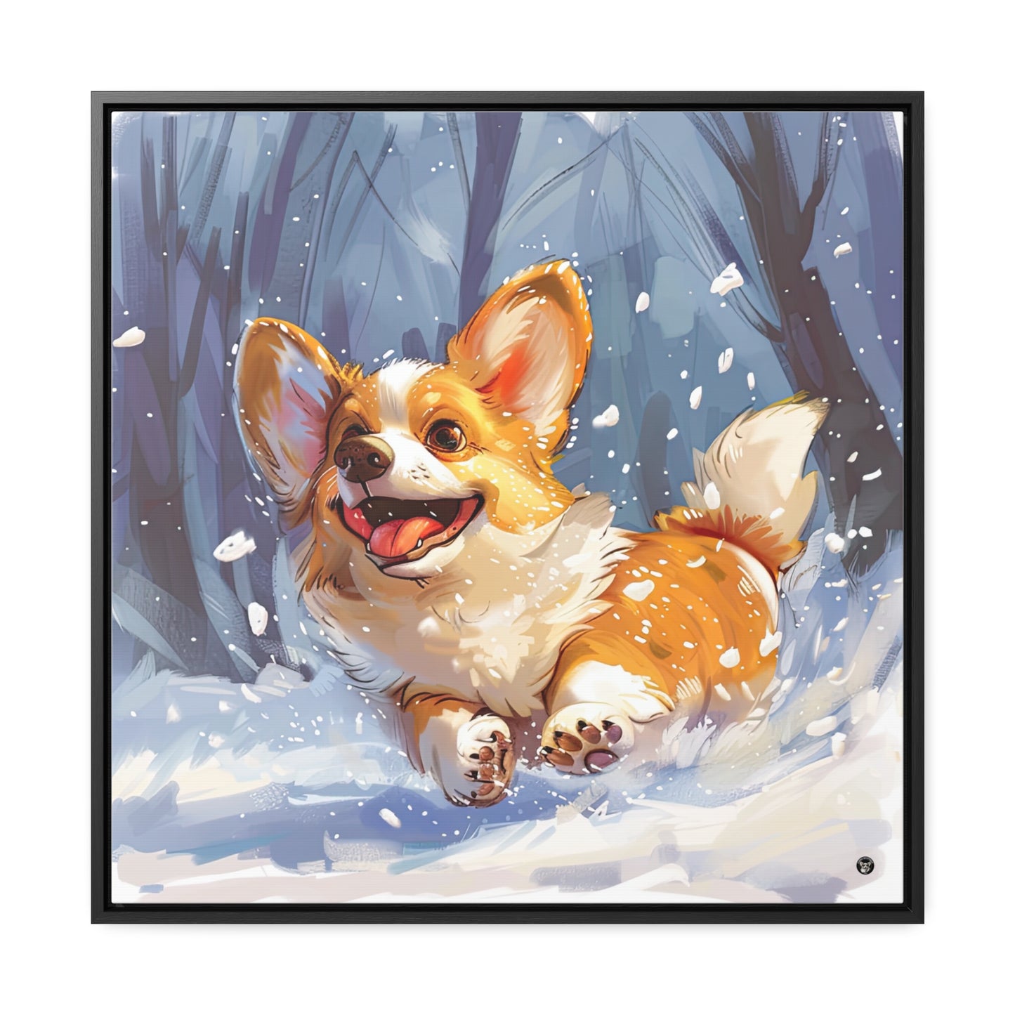 Winter Fun - Framed on Canvas