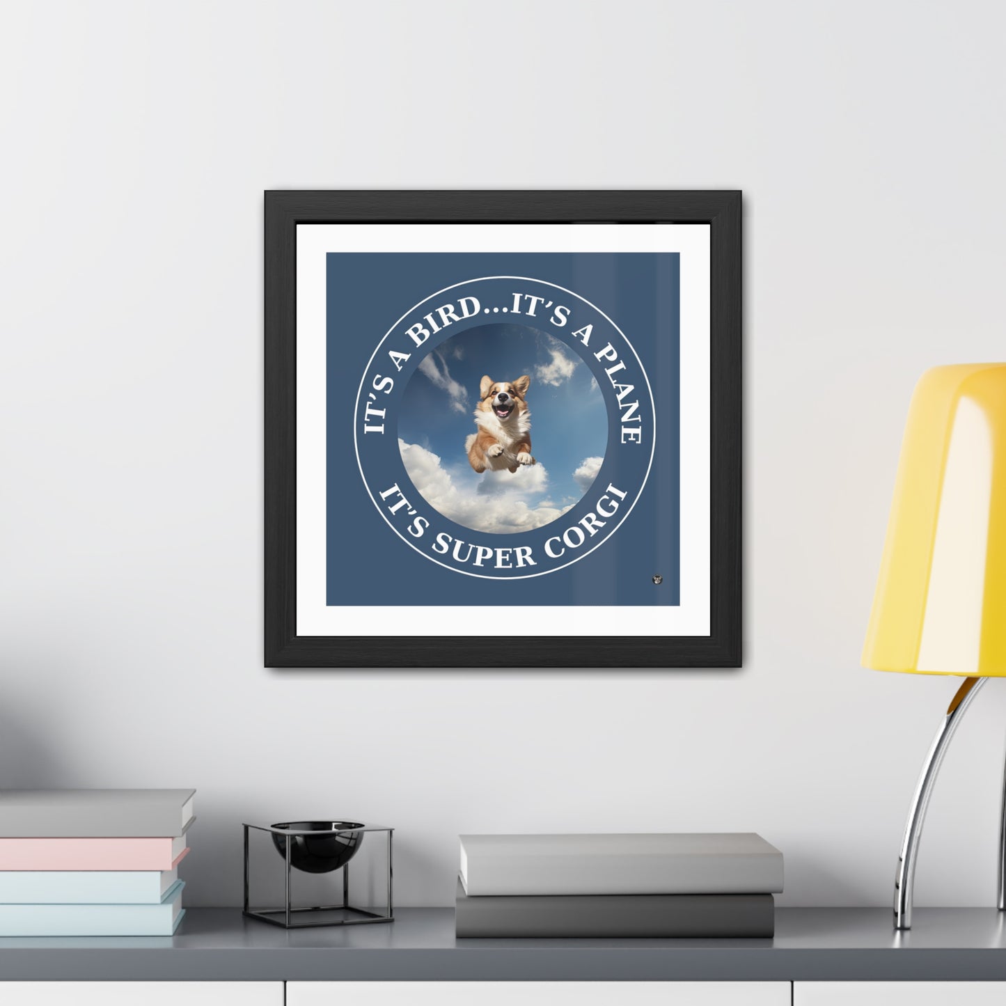 Super Corgi - Framed Print