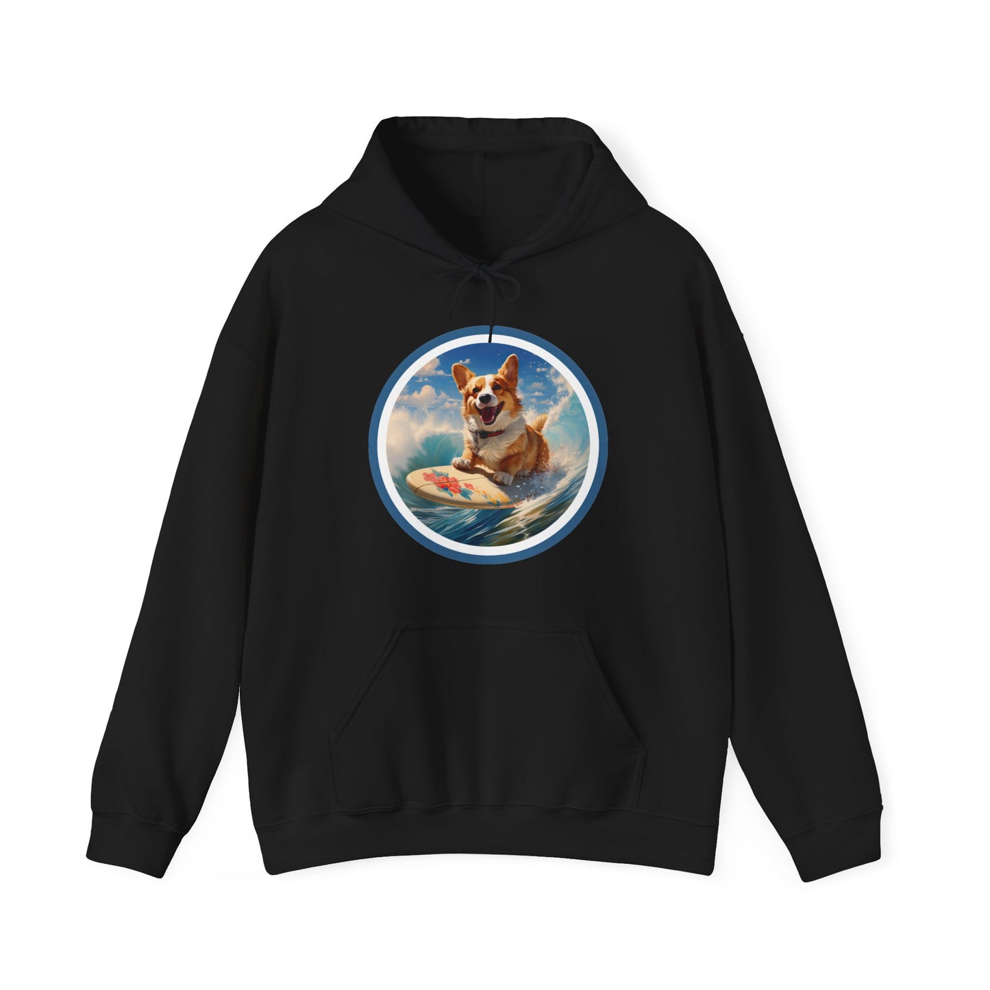Cowabunga Corgi - Hoodie