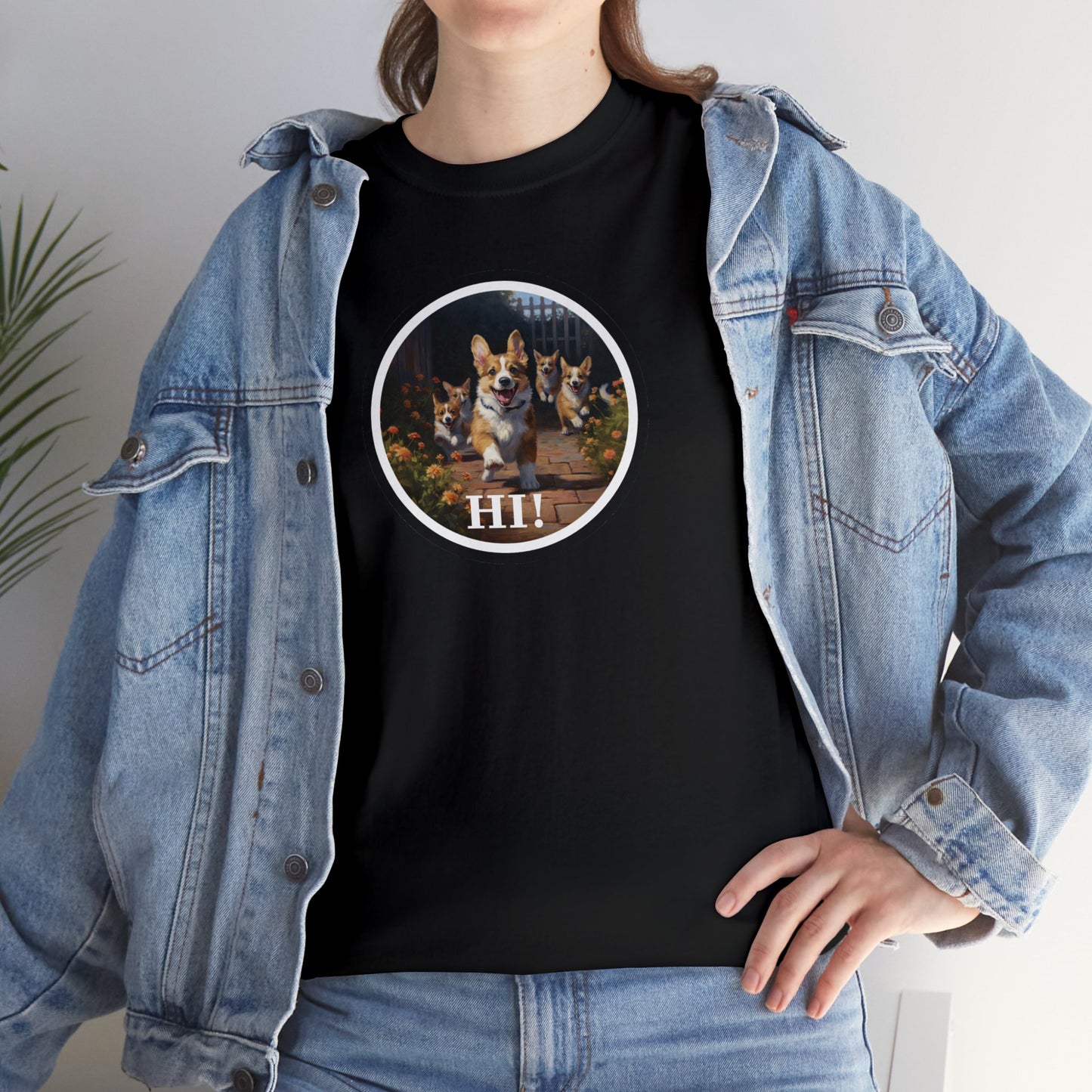 Hi! - Unisex Heavy Cotton Tee