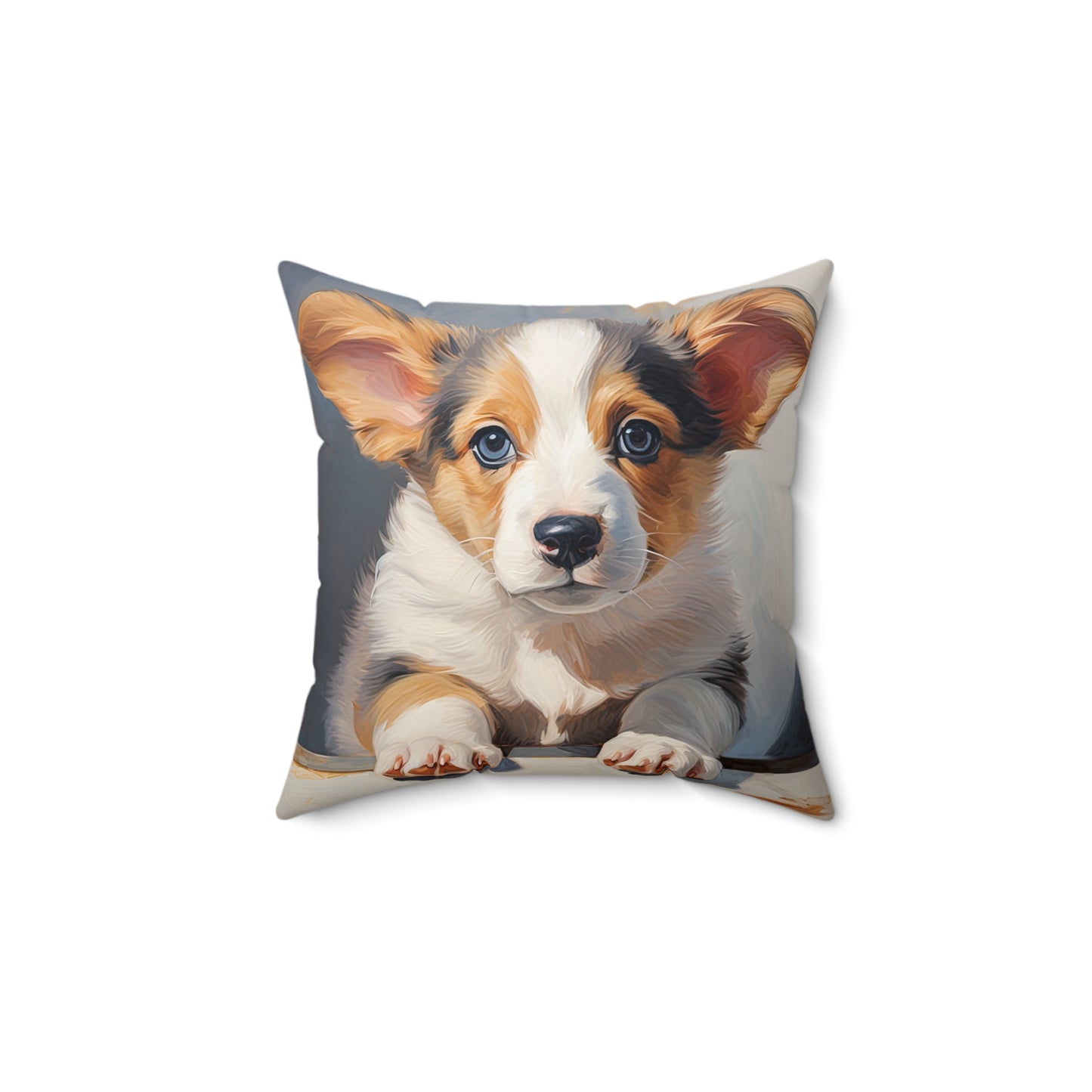 Puppy Poprtrait - Throw Pillow