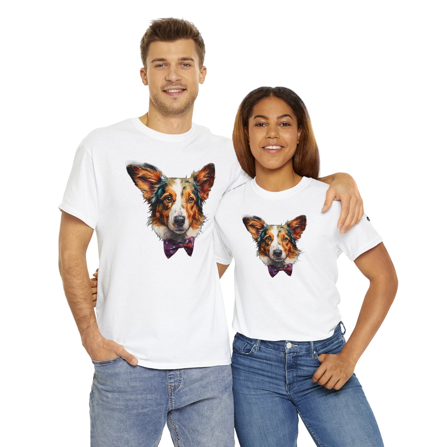 Formal Corgi - Unisex Heavy Cotton Tee