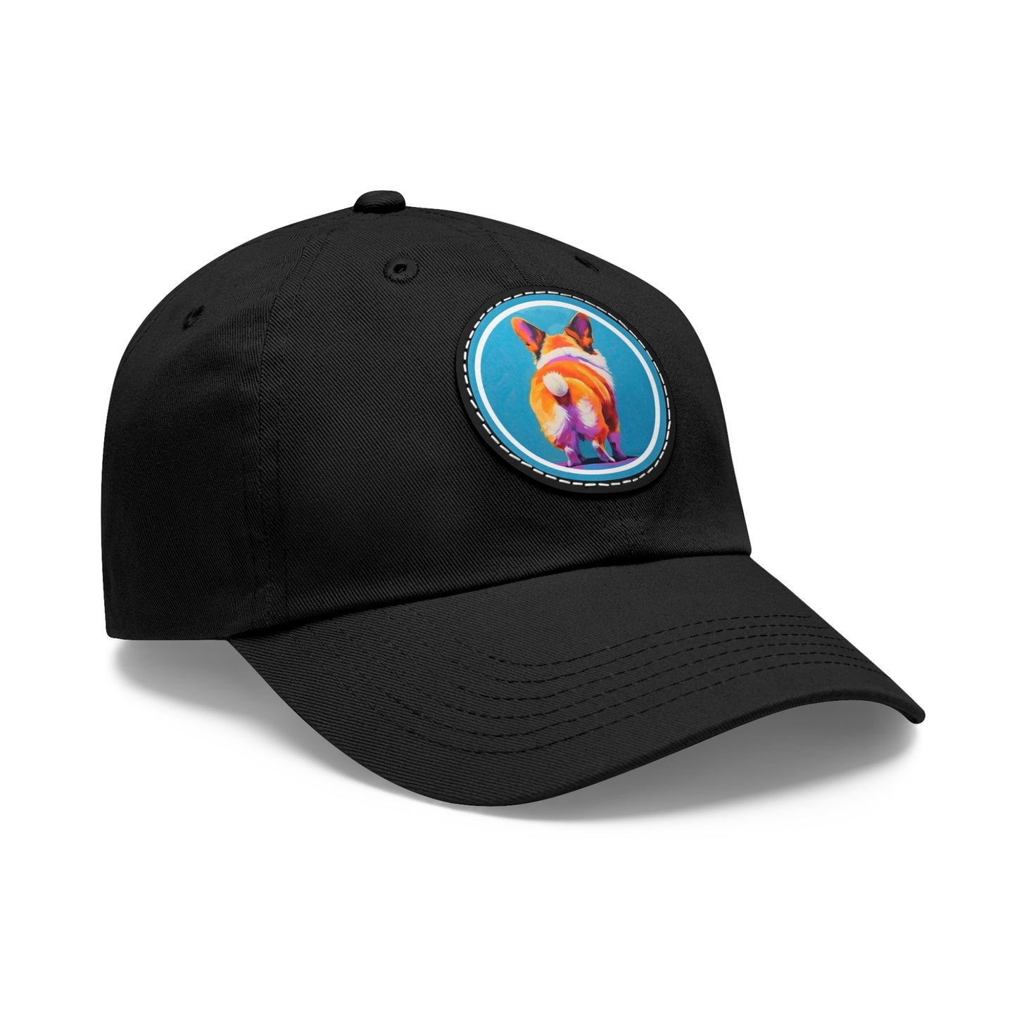 Corgi Butt - Cap with Leather Patch
