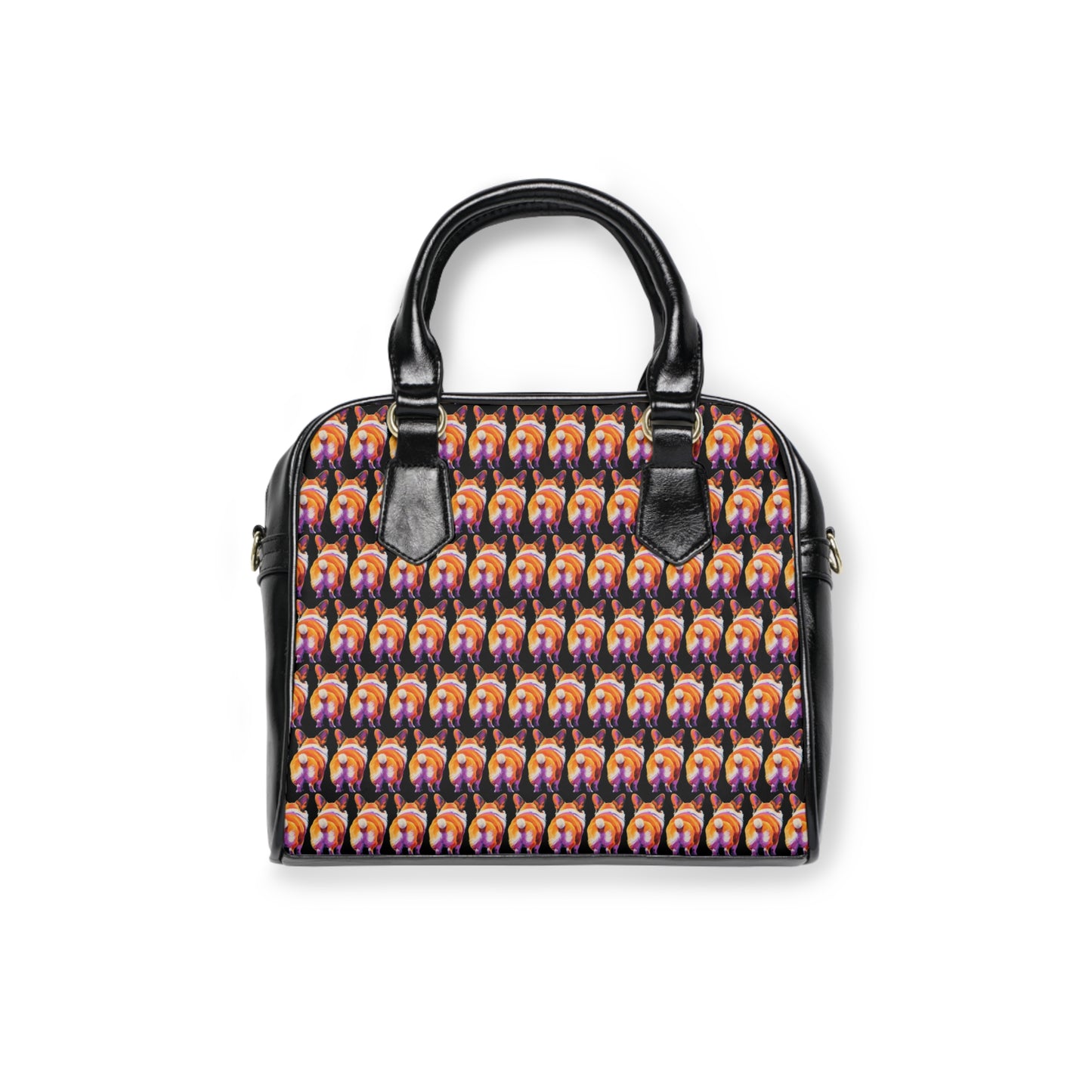 Corgi Butt Mosaic - Handbag w/Removable Shoulder Strap