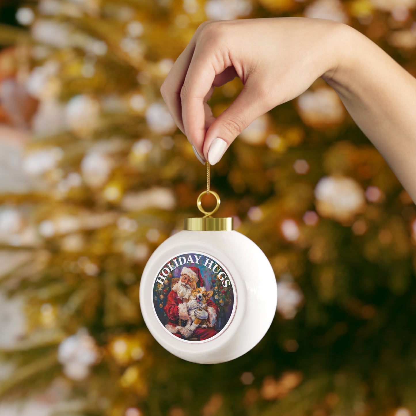 Holiday Hugs - Christmas Tree Ball