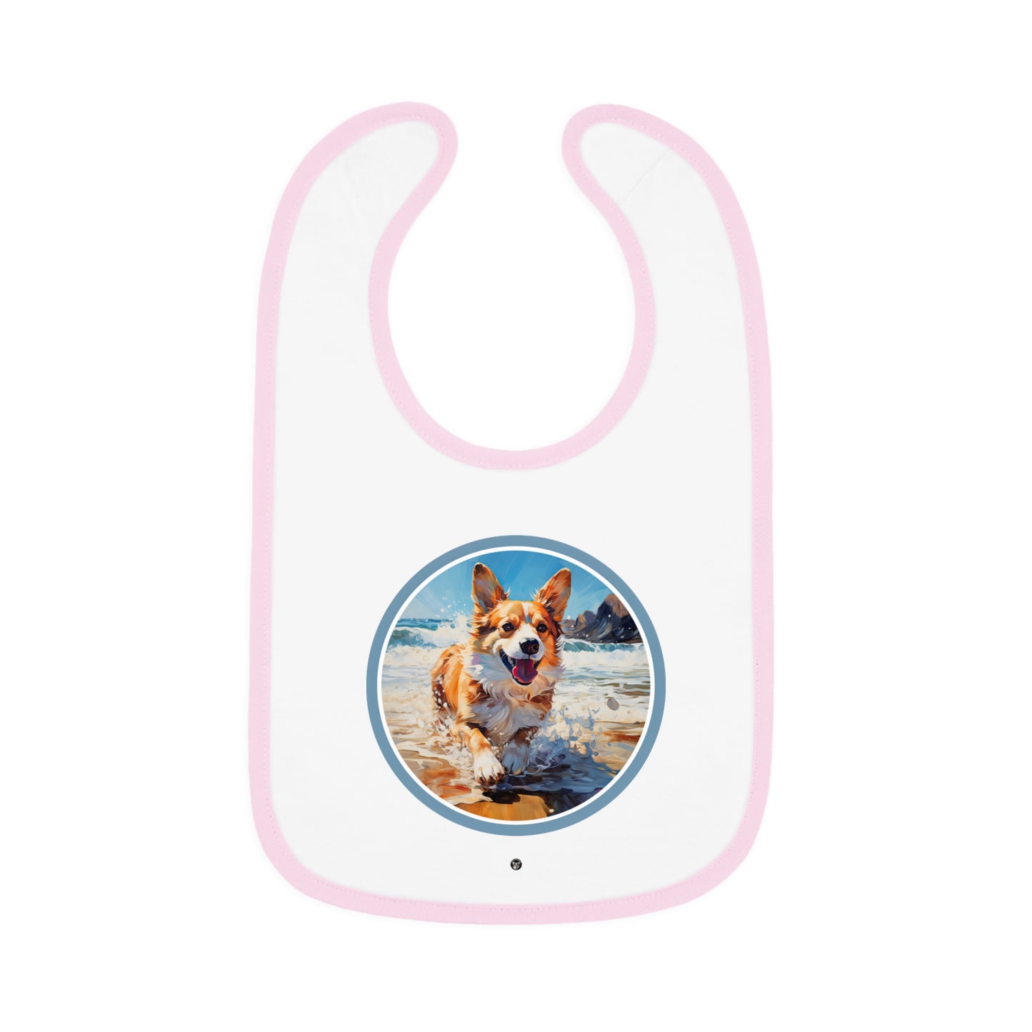 Coastal Corgi - Baby Bib