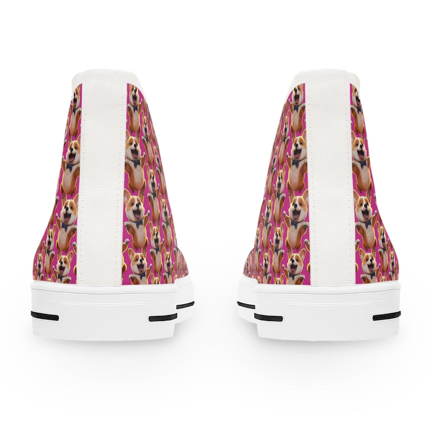 Party Pup Mosaic - Women's High Top Sneakers