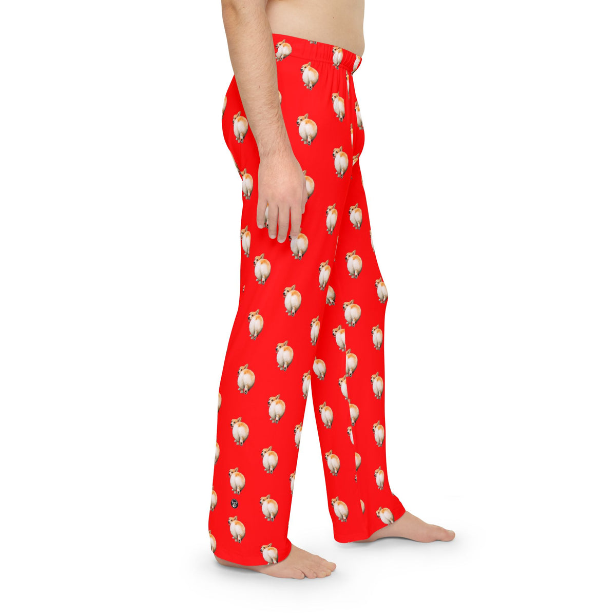Baby Got Back - Corgi Butt Strut Men's Red Lounge Pants