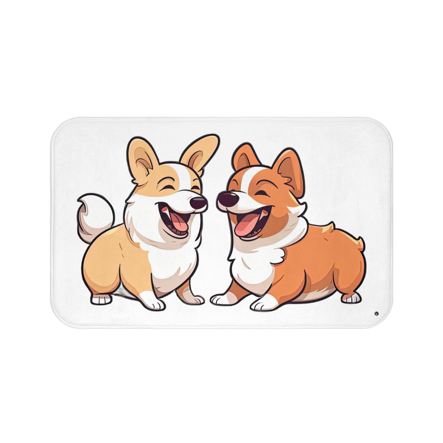 Corgi Couple - Bath Mat