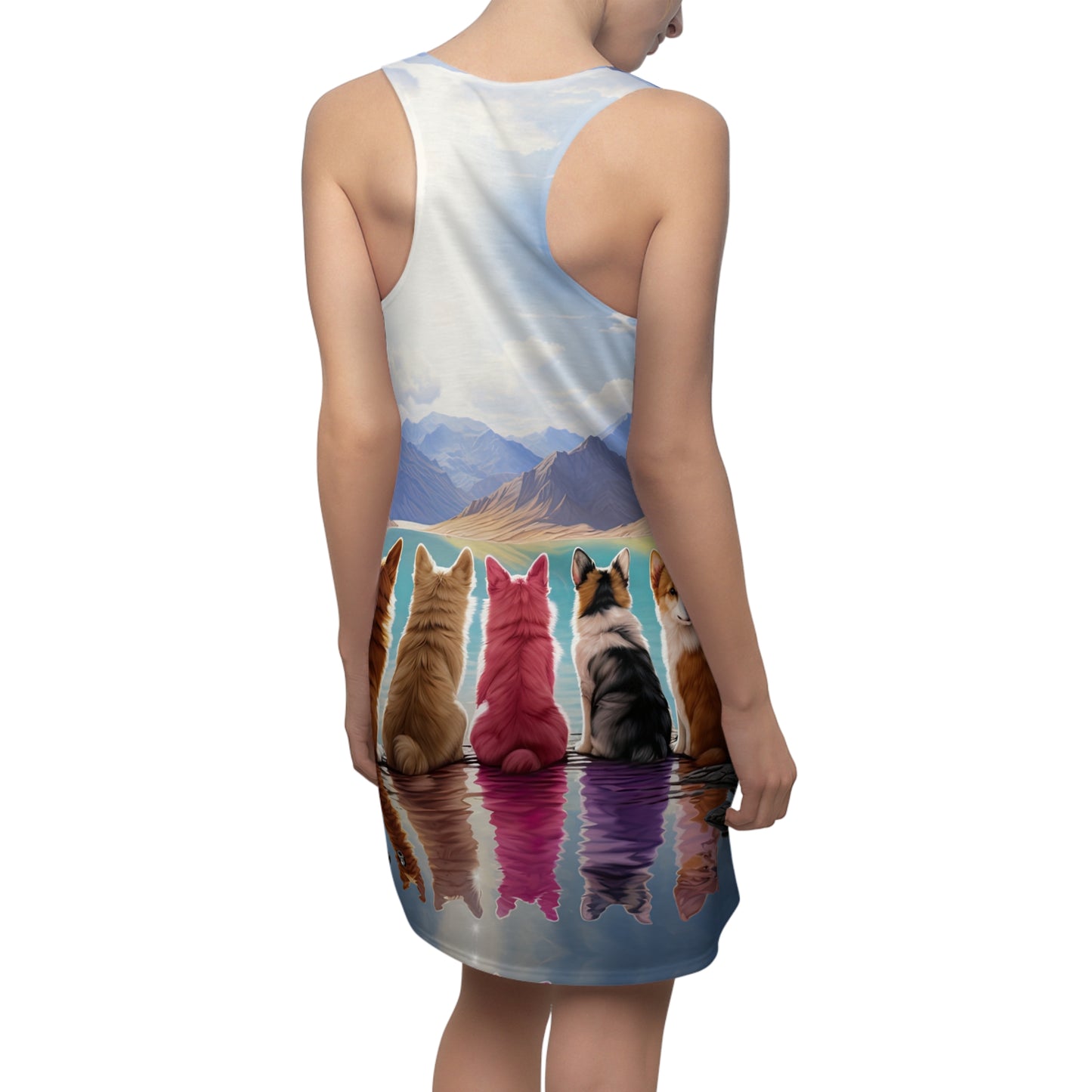Corgi Lake - Racerback Dress