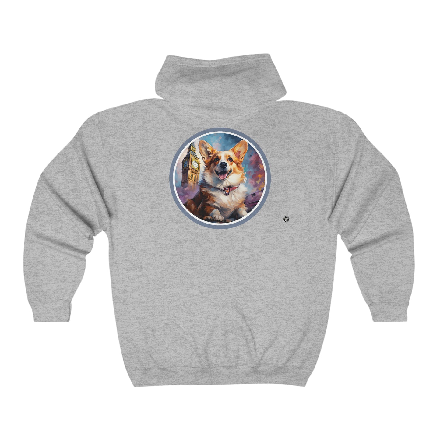 Corgi and Ben - Zip Hoodie