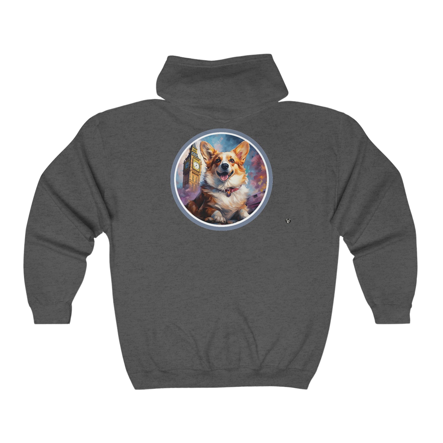 Corgi and Ben - Zip Hoodie