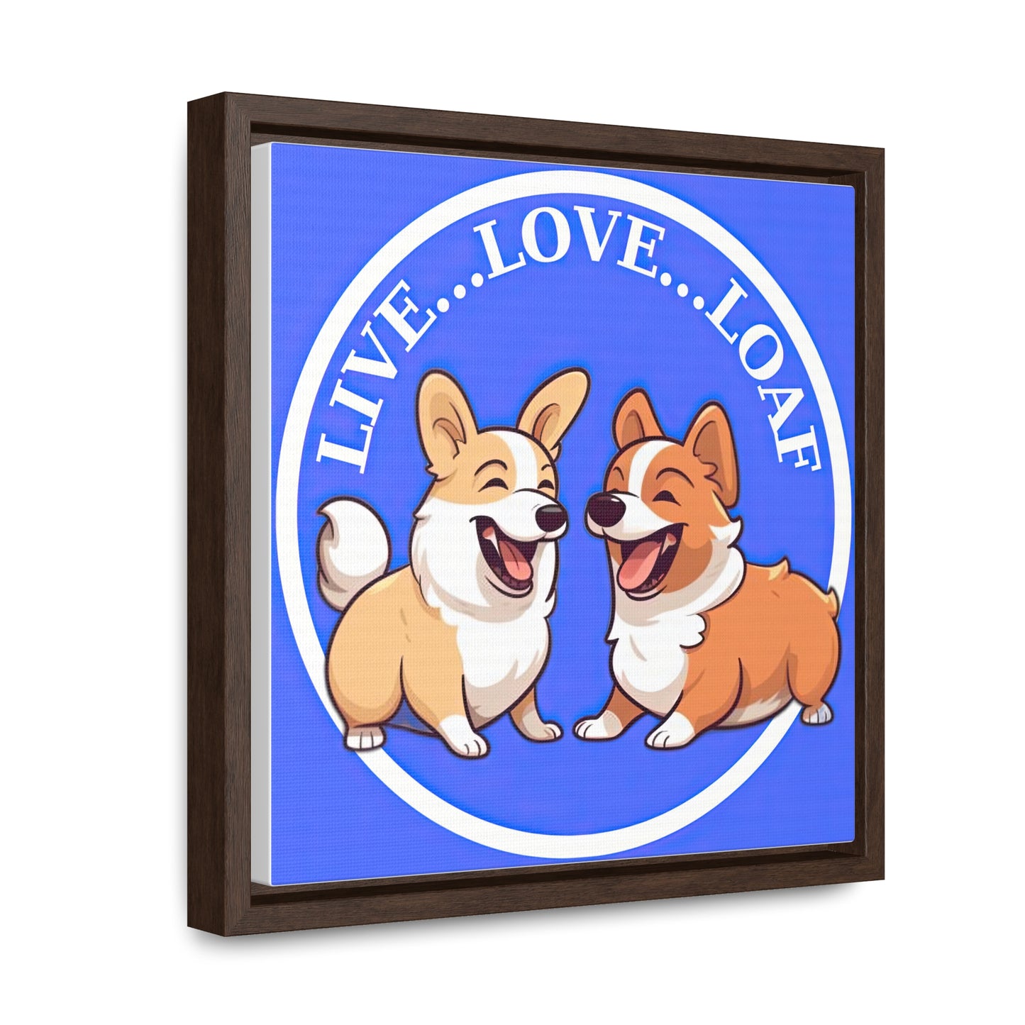 Live...Love...Loaf - Framed on Canvas