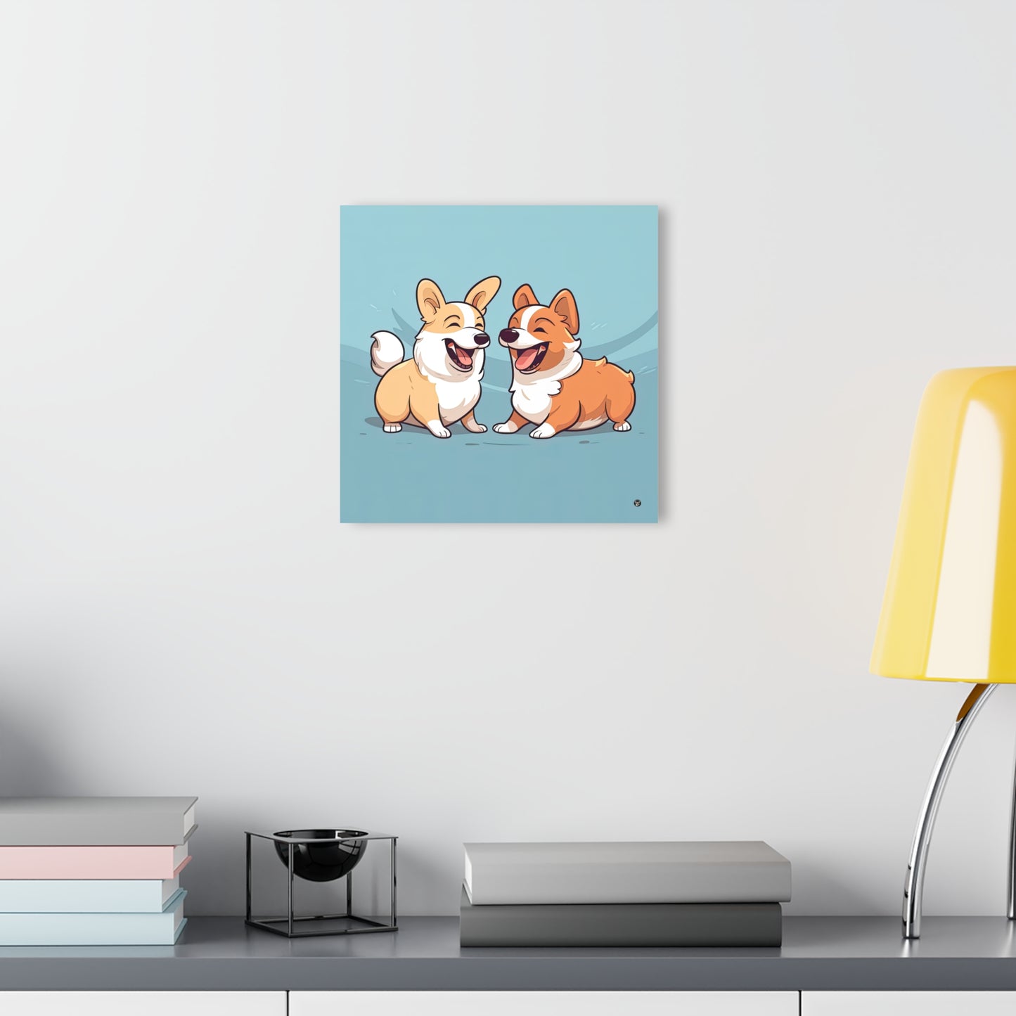 Corgi Couple - Print on Acrylic