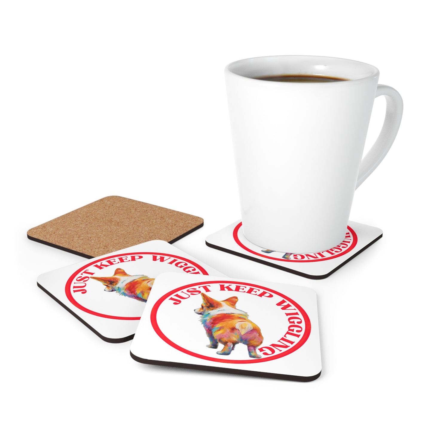 Just Keep Wiggling - Coasters
