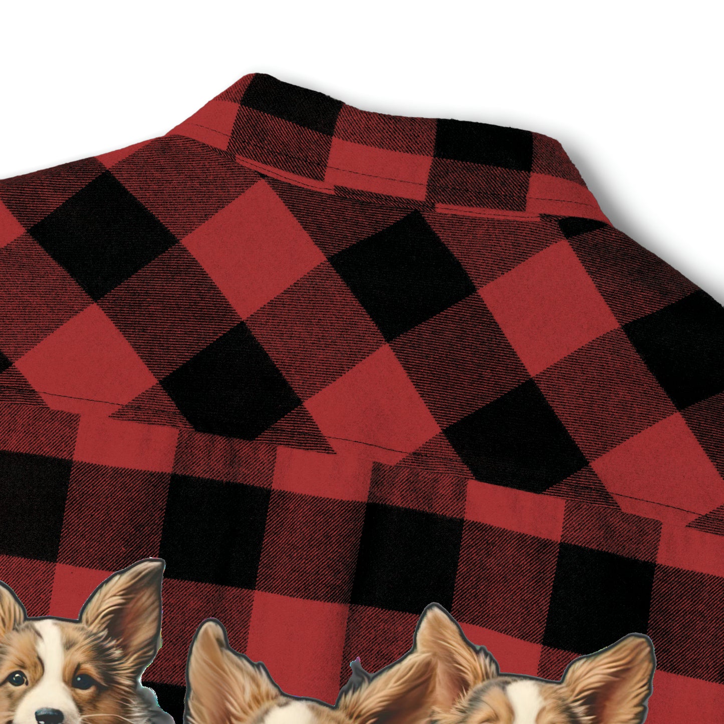 Corgi Enthusiasm - Flannel Shirt