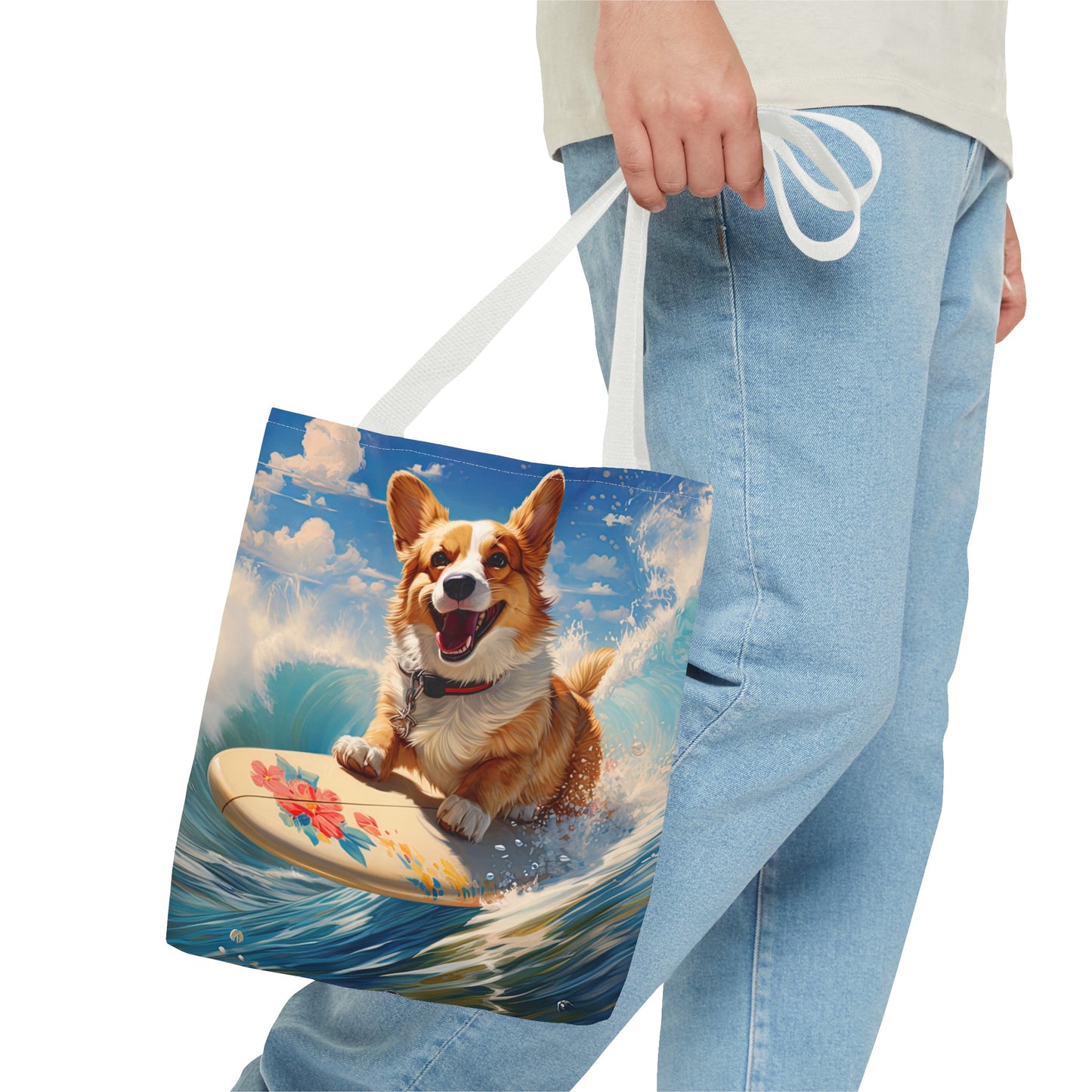Cowabunga Corgi - Tote Bag