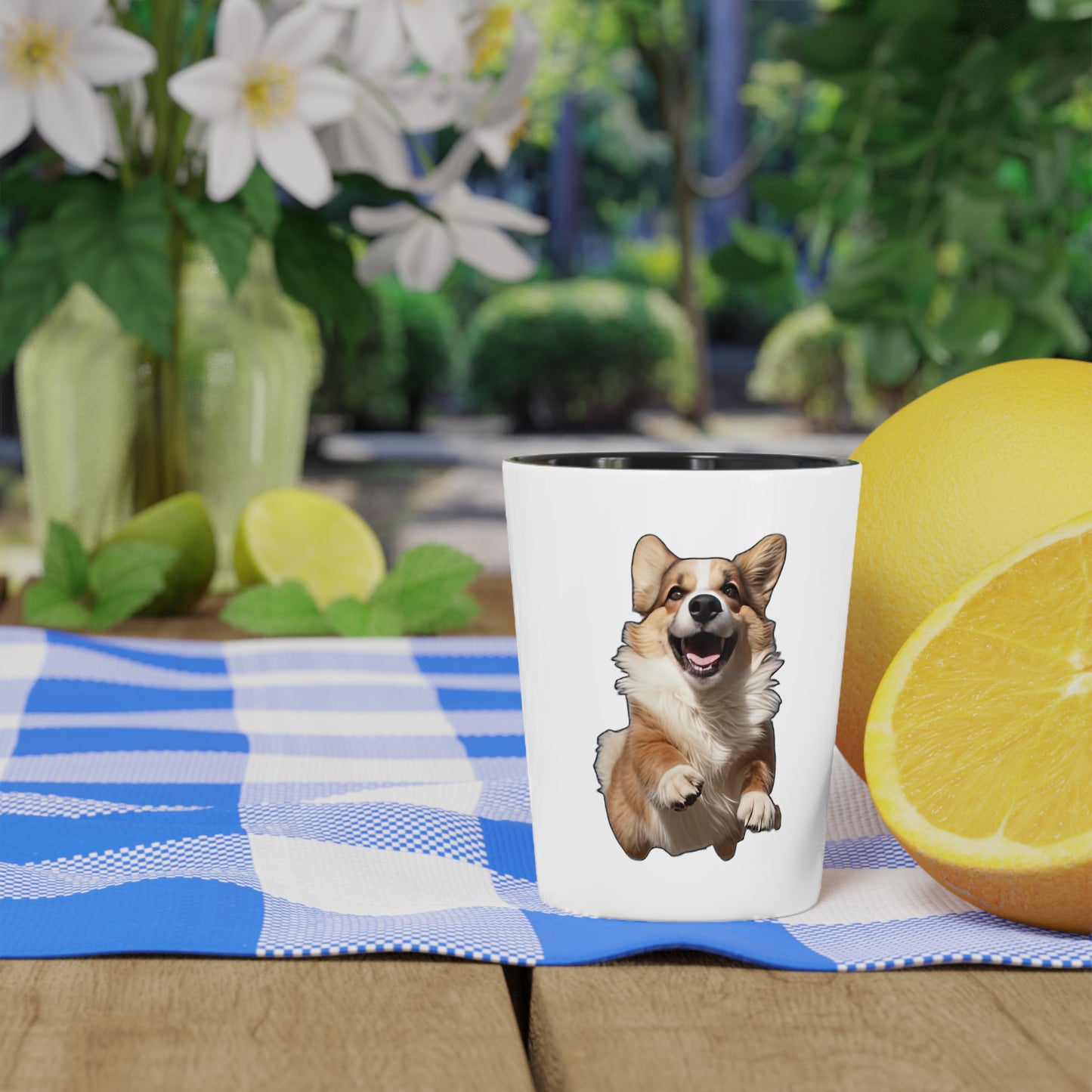 Flying Corgi - Espresso/Shot Glass