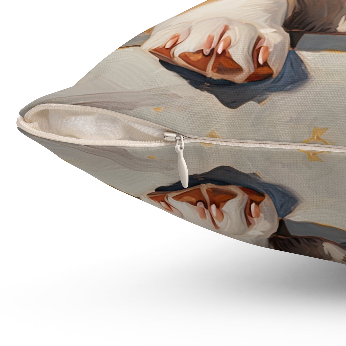 Puppy Poprtrait - Throw Pillow