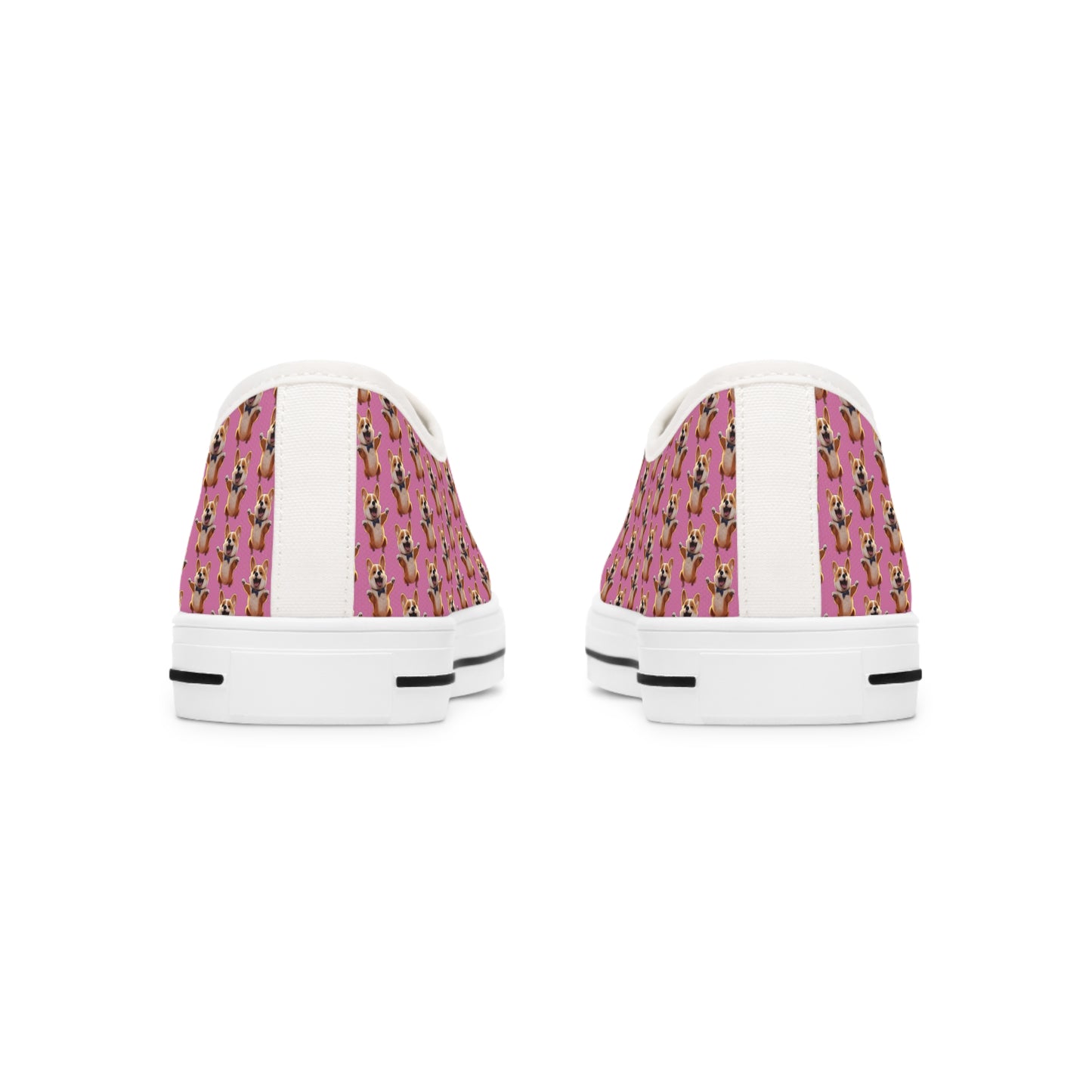 Party Pup Mosaic - Women's Low Top Sneakers