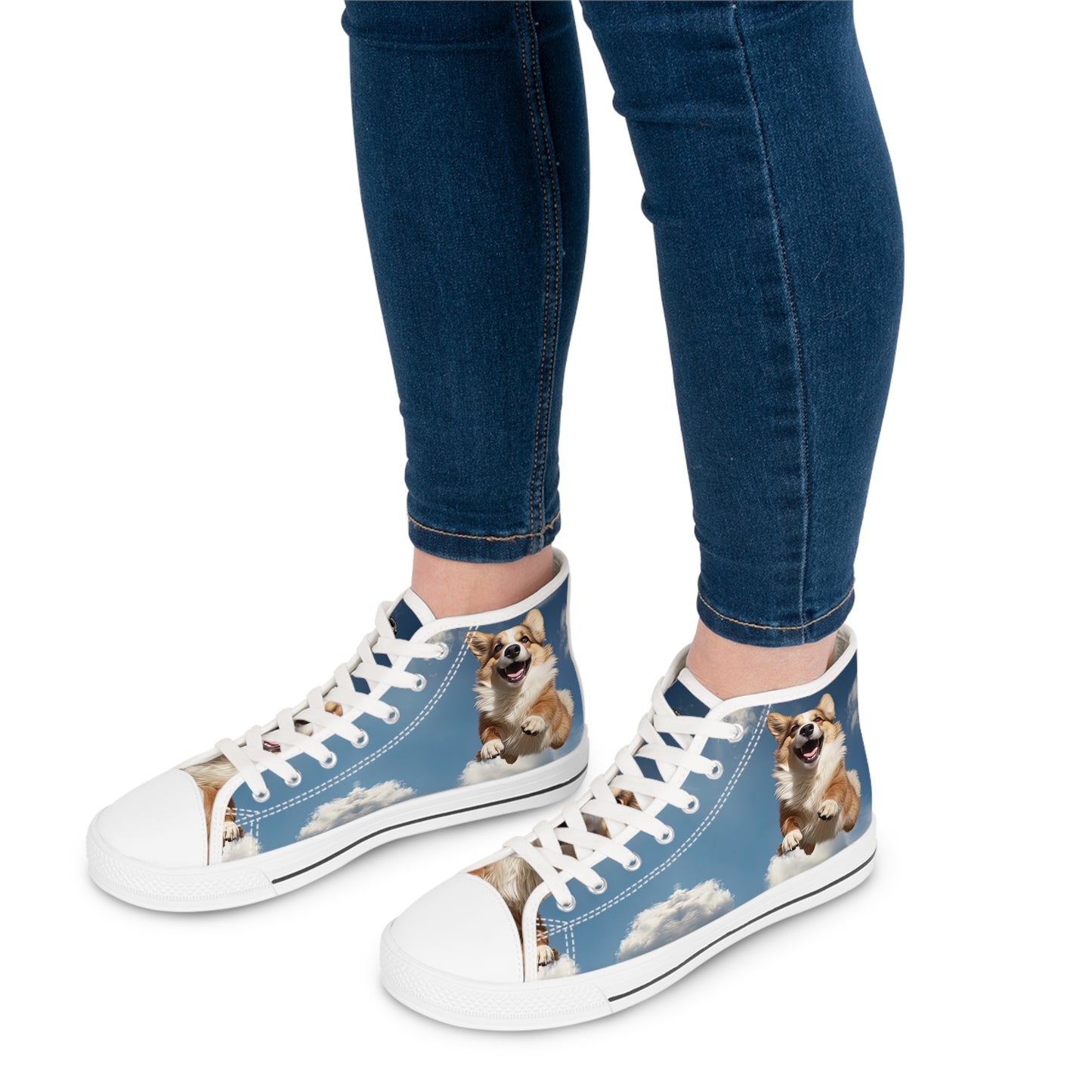 Super Corgi - Women's High Top Sneakers
