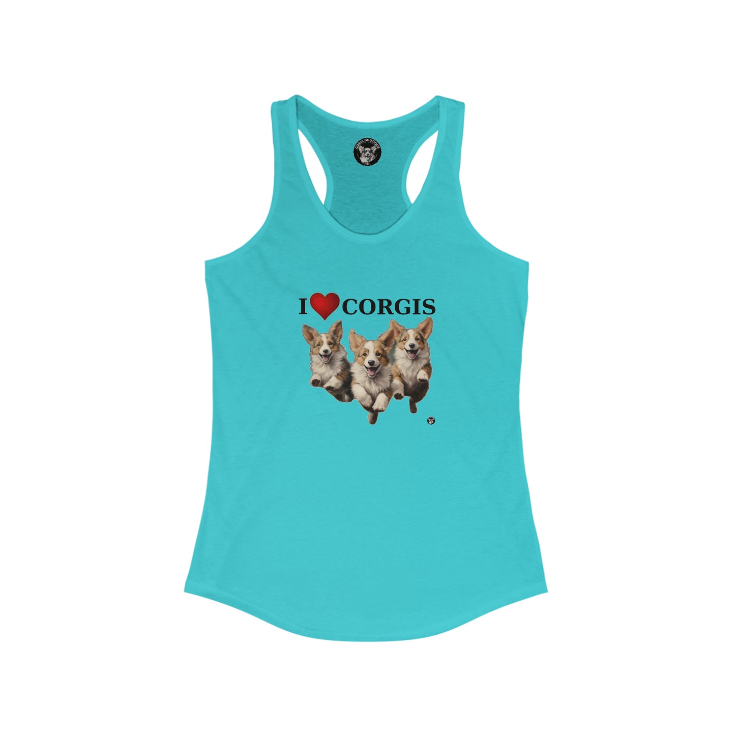 I Heart Corgis - Racerback Tank