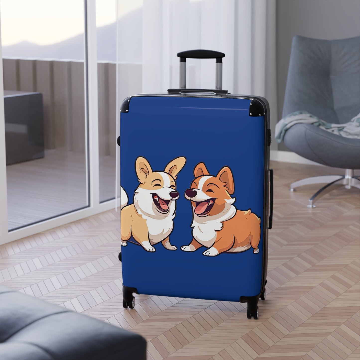 Corgi Couple - Suitcase